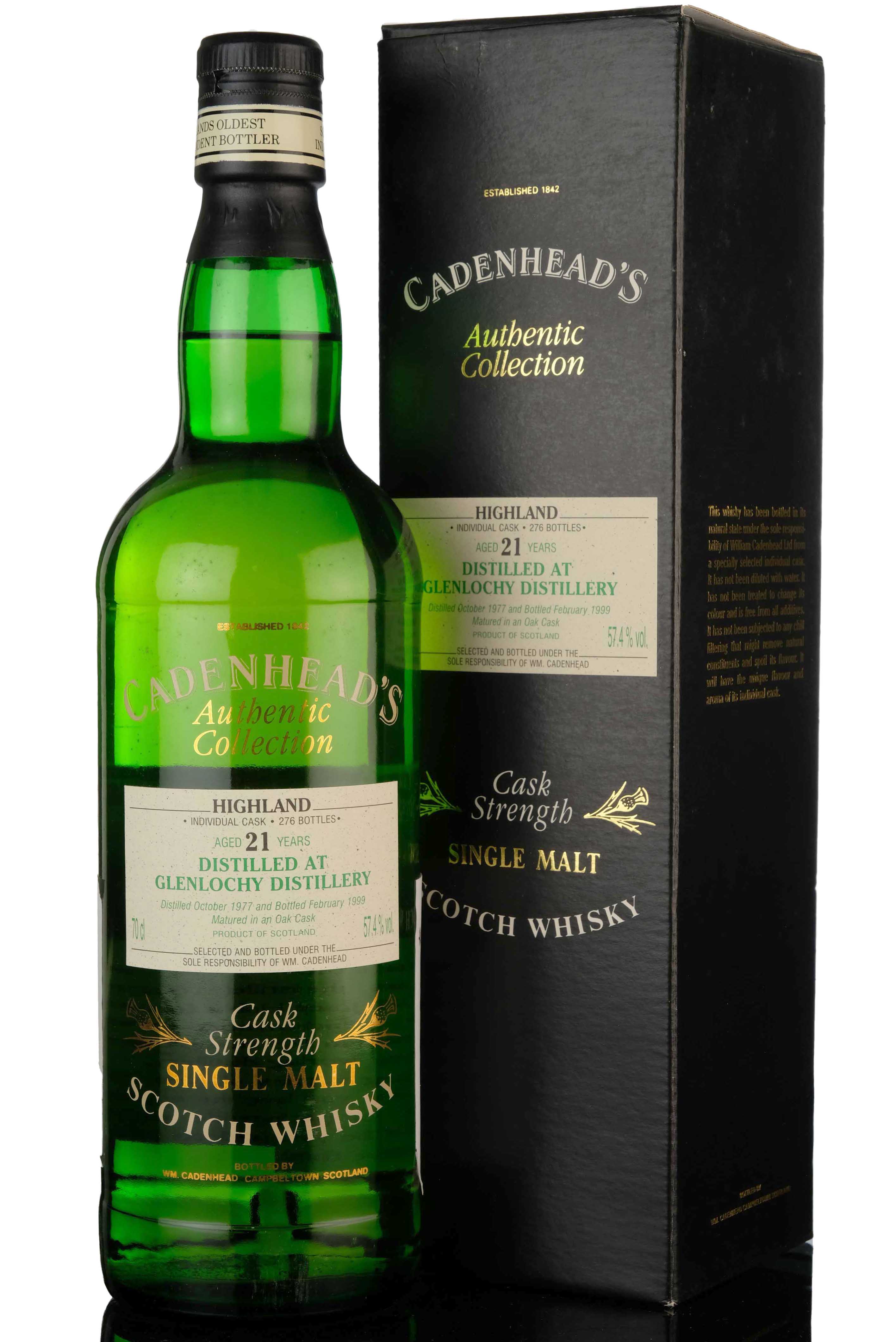 Glenlochy 1977-1999 - 21 Year Old - Cadenheads Authentic Collection