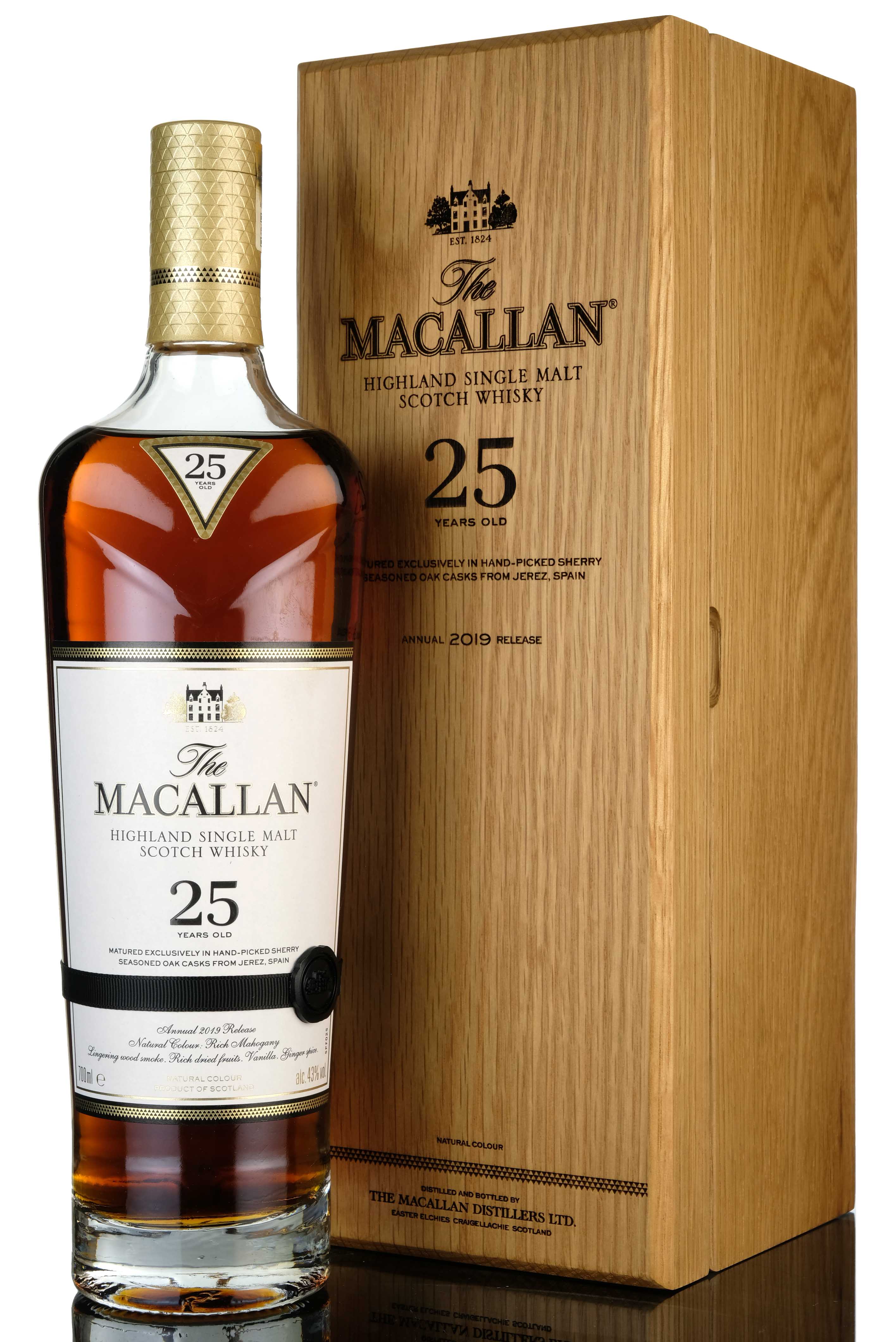 Macallan 25 Year Old - Sherry Cask - 2019 Release