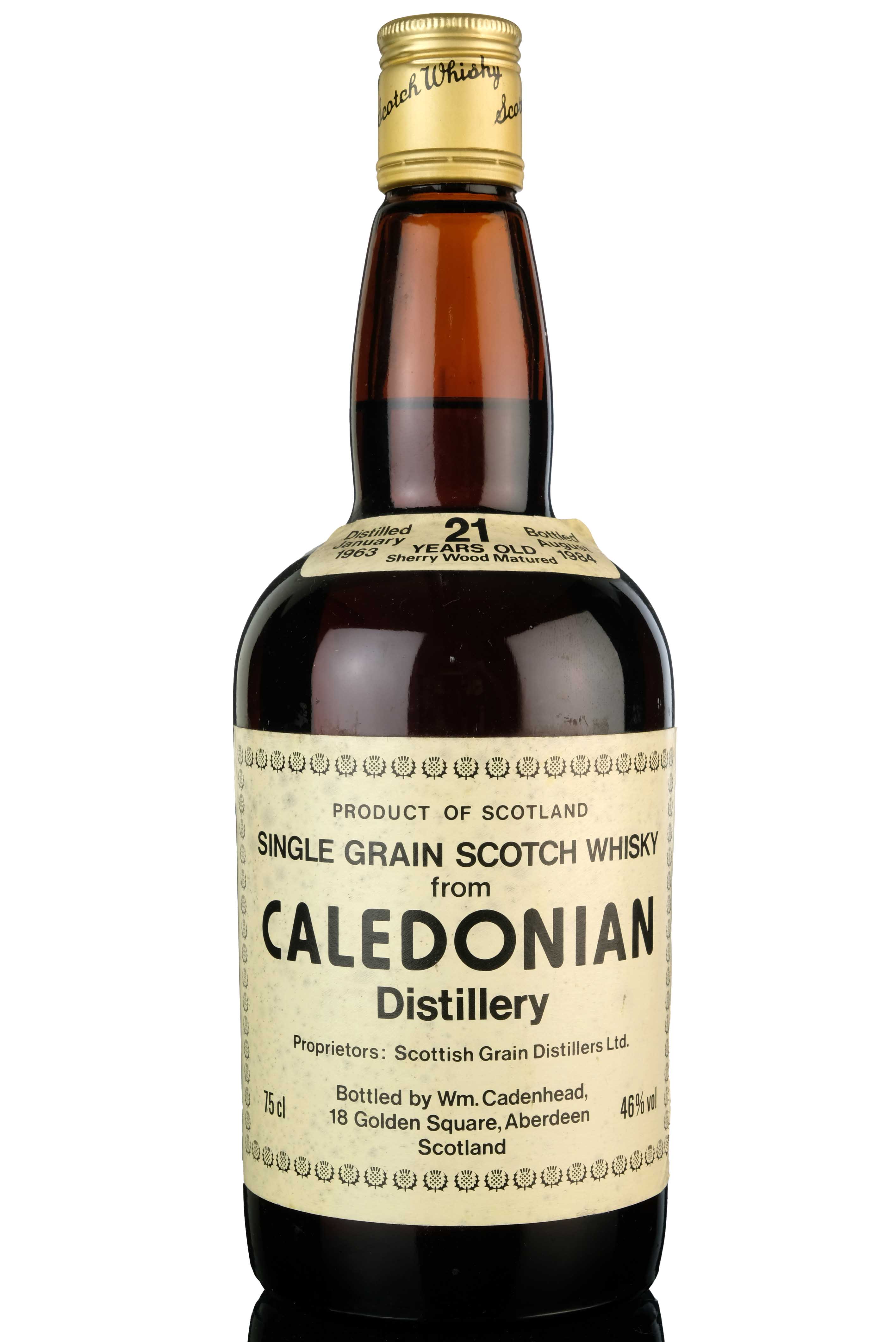 Caledonian 1963-1984 - 21 Year Old - Cadenhead Dumpy - Sherry Cask