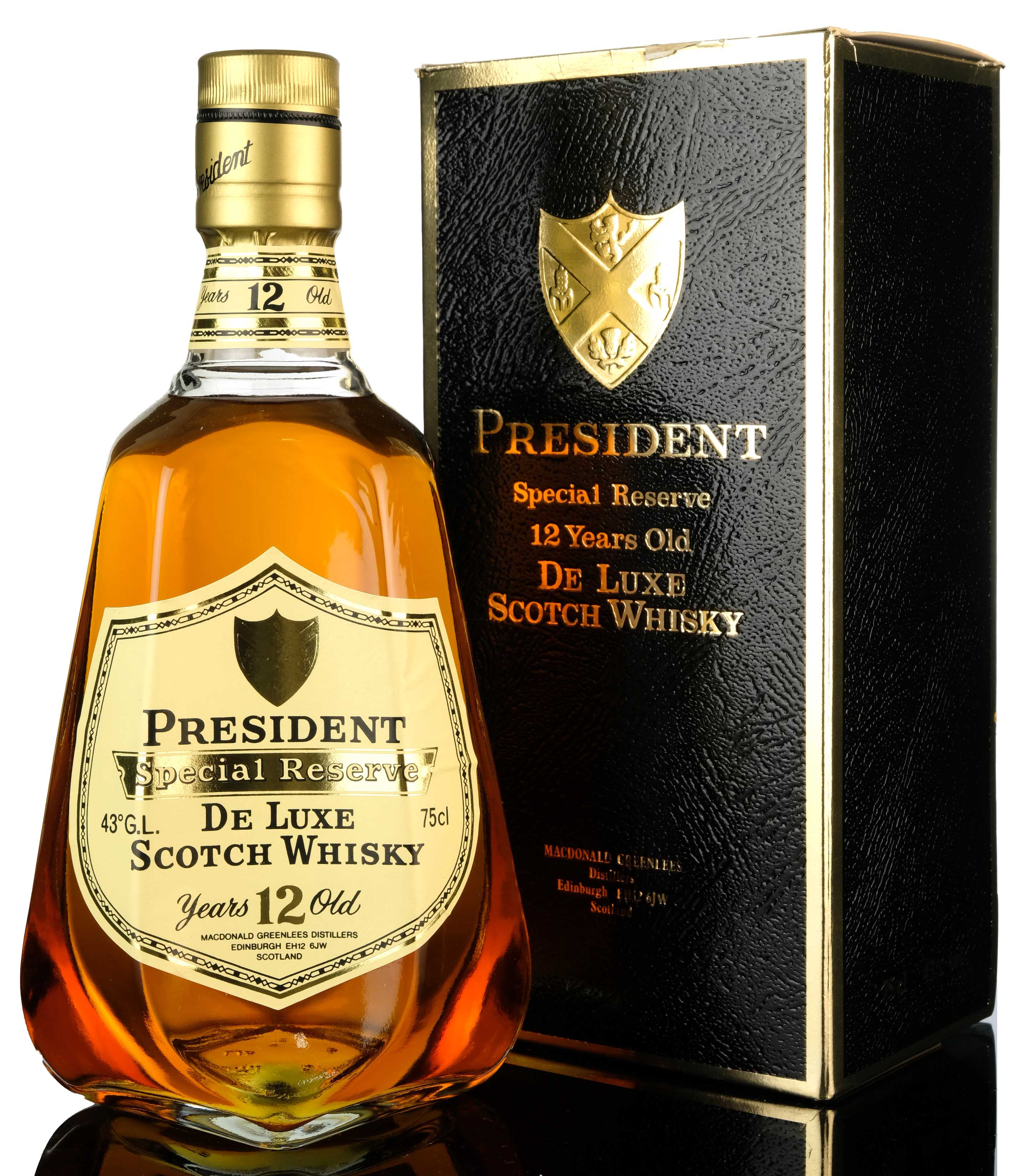 President 12 Year Old - Special Reserve - 1980s