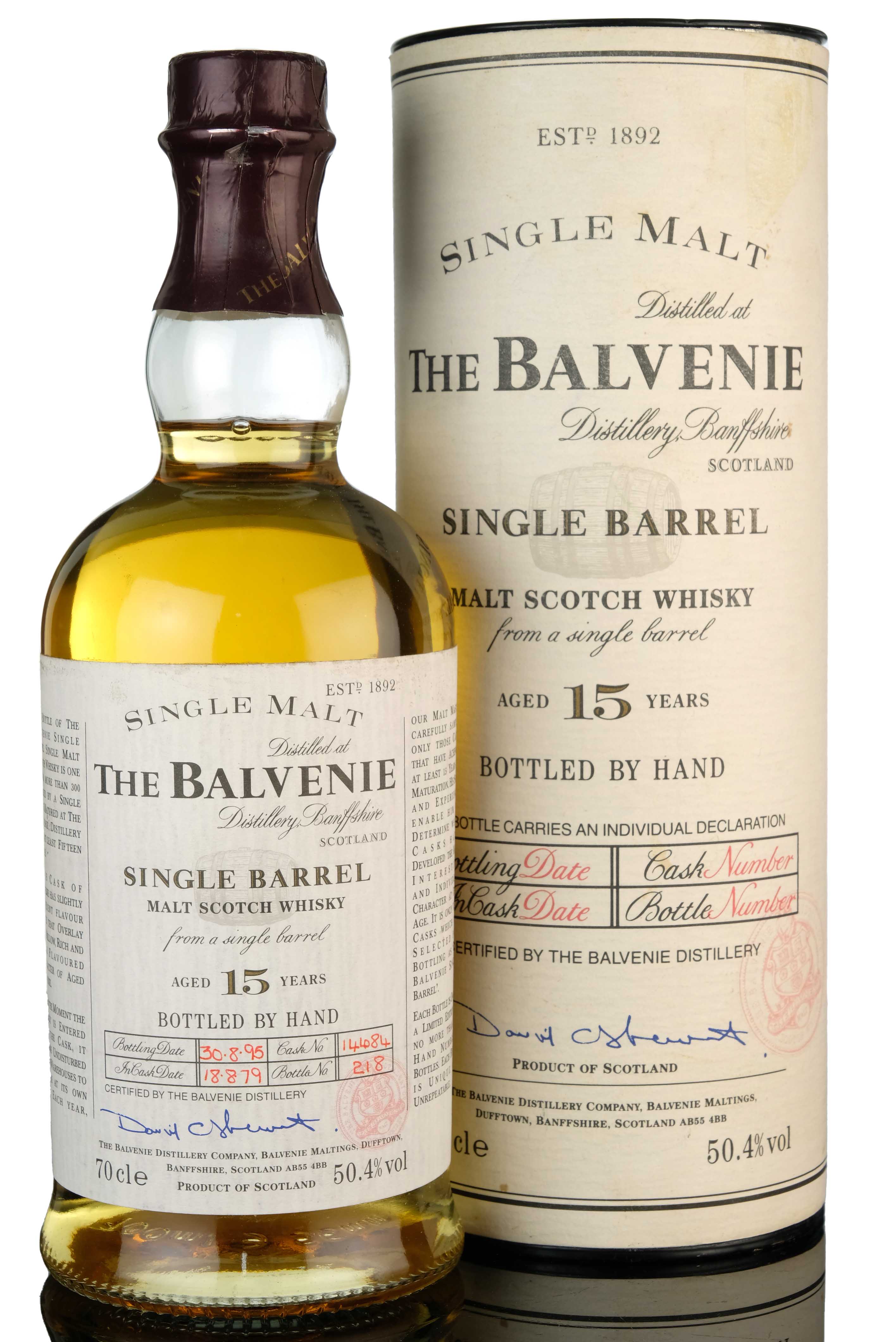 Balvenie 1979-1995 - 15 Year Old - Single Barrel 14684