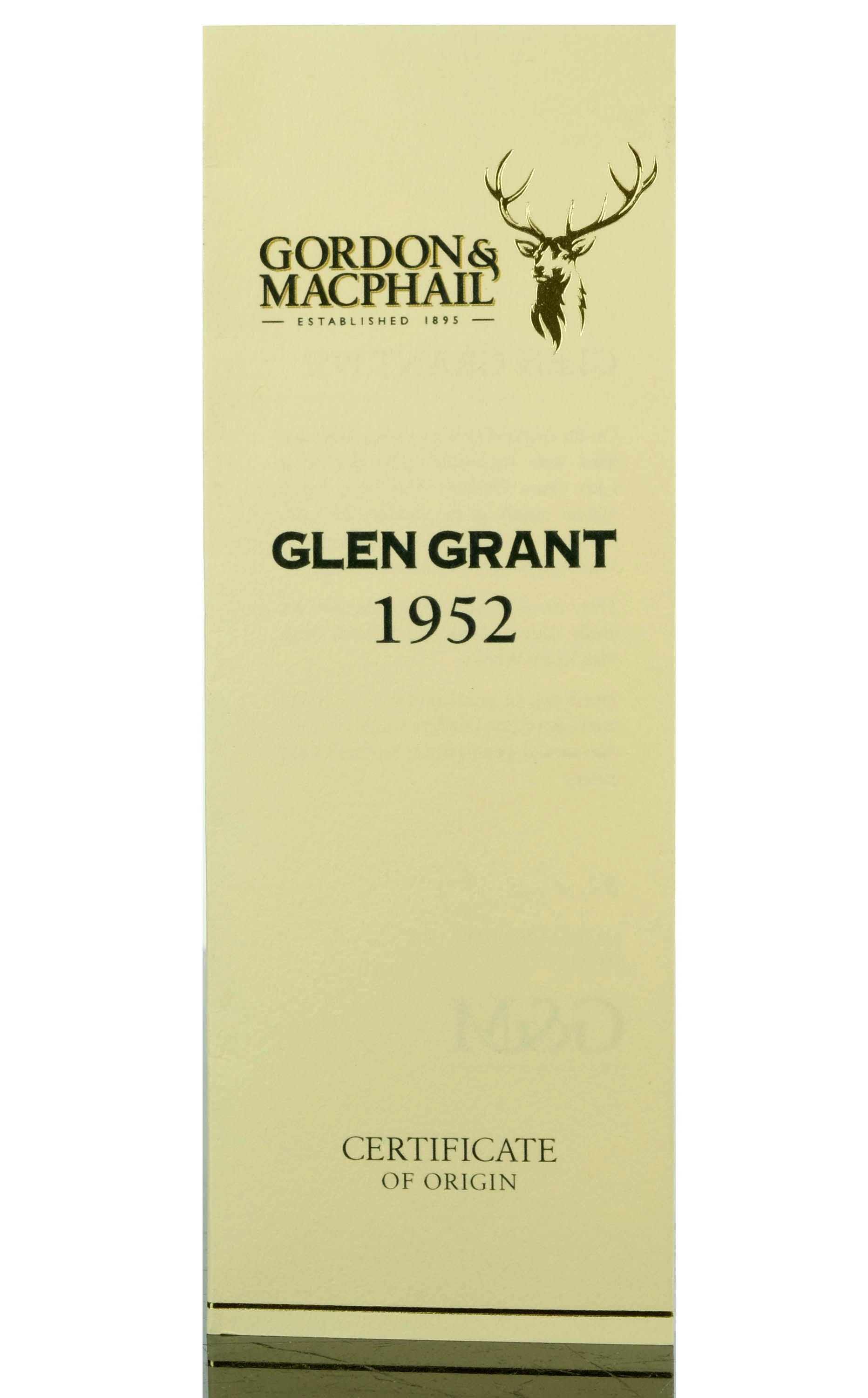Glen Grant 1952-2005 - Gordon & MacPhail