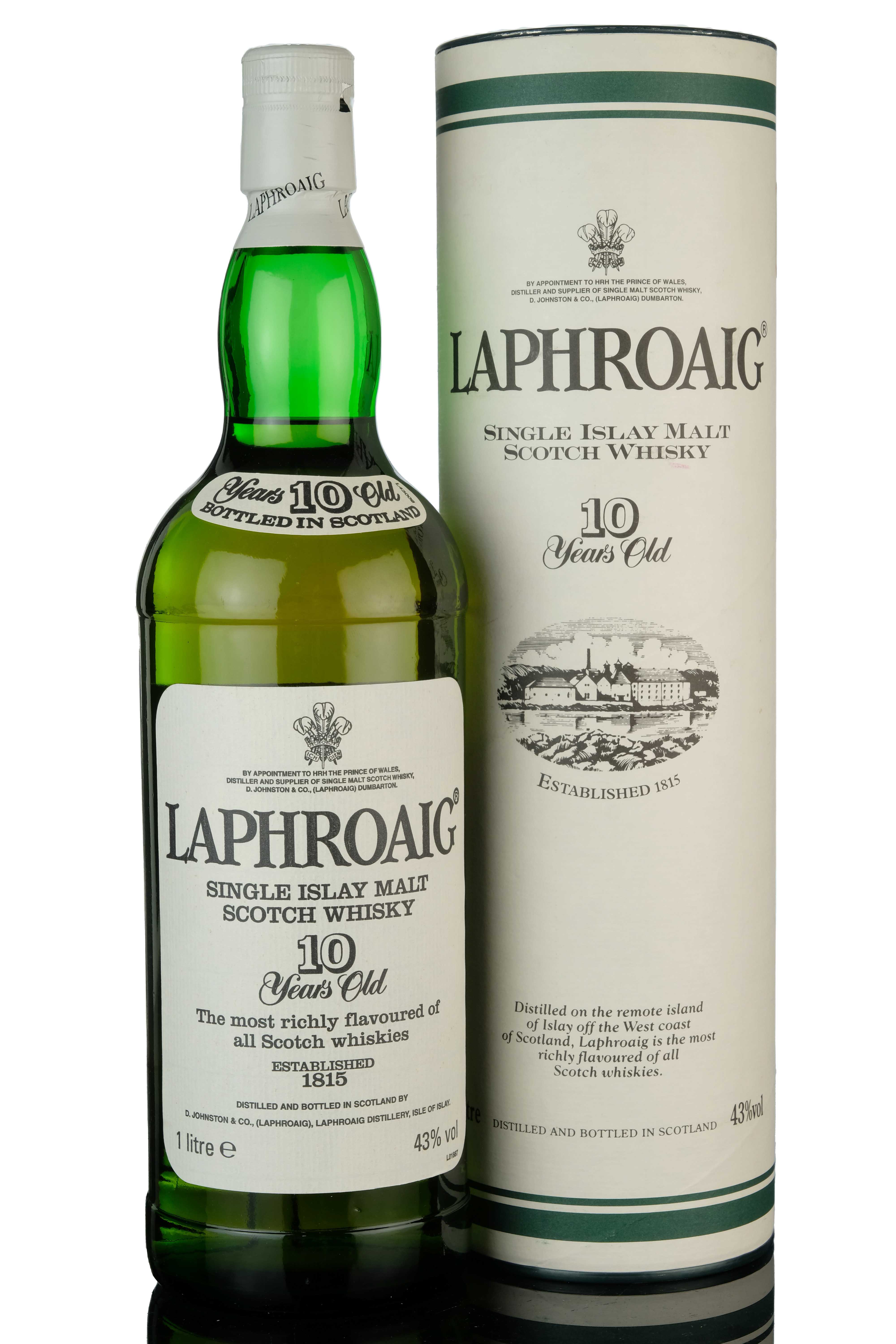 Laphroaig 10 Year Old - 2001 Release - 1 Litre