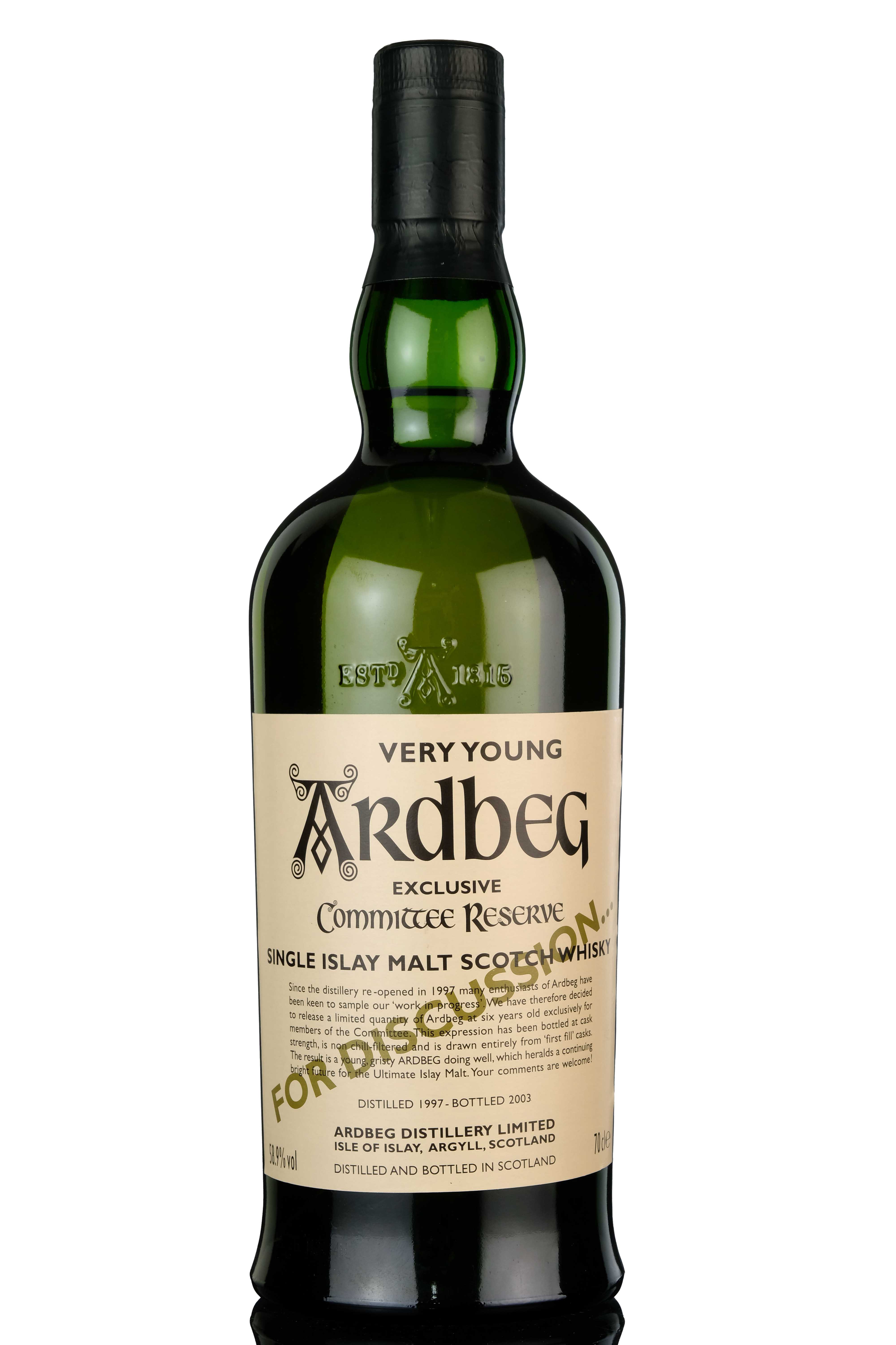 Ardbeg 1997-2003 - Very Young - For Discussion