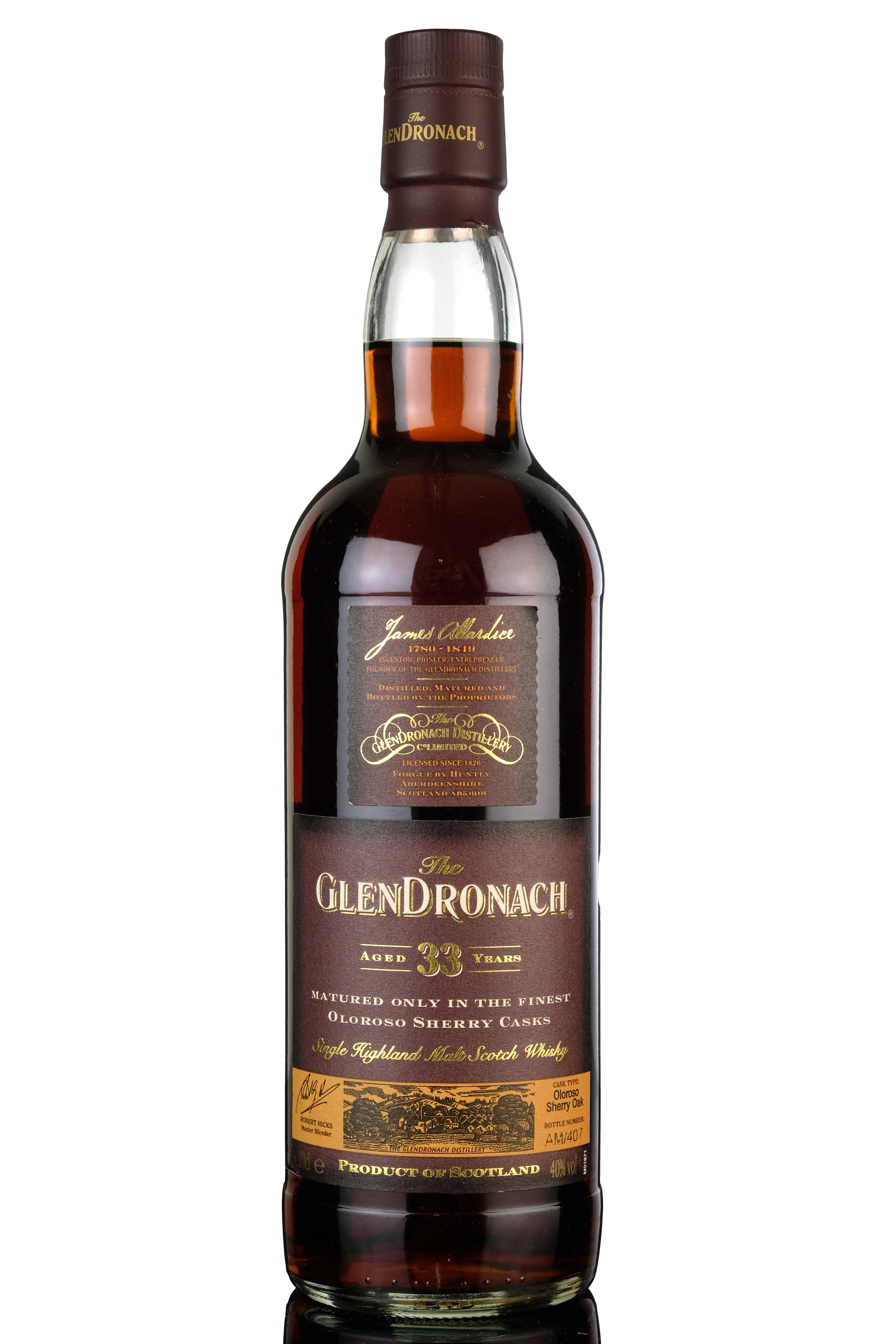 Glendronach 33 Year Old - Oloroso Sherry Cask