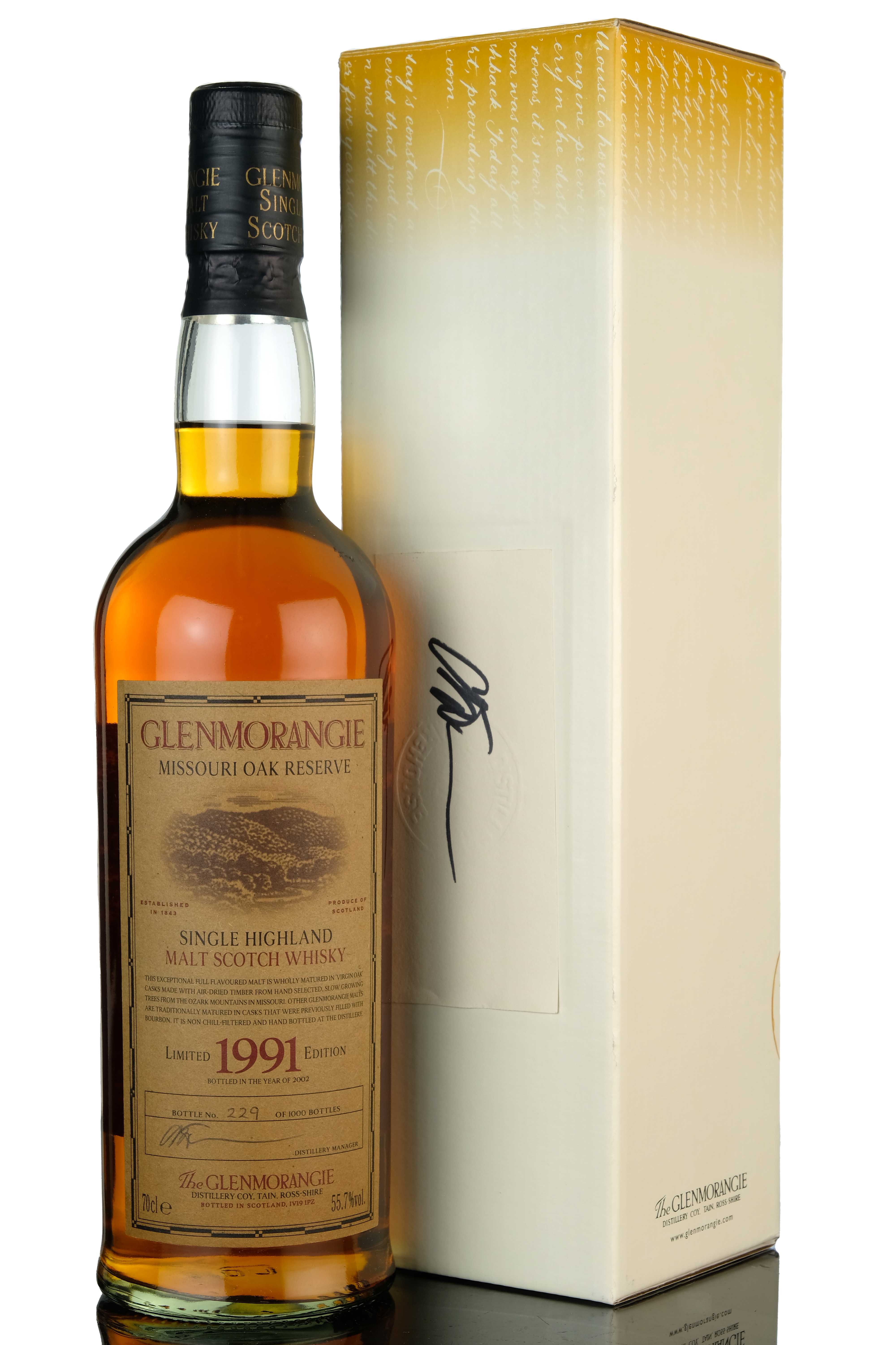 Glenmorangie 1991-2002 - Missouri Oak