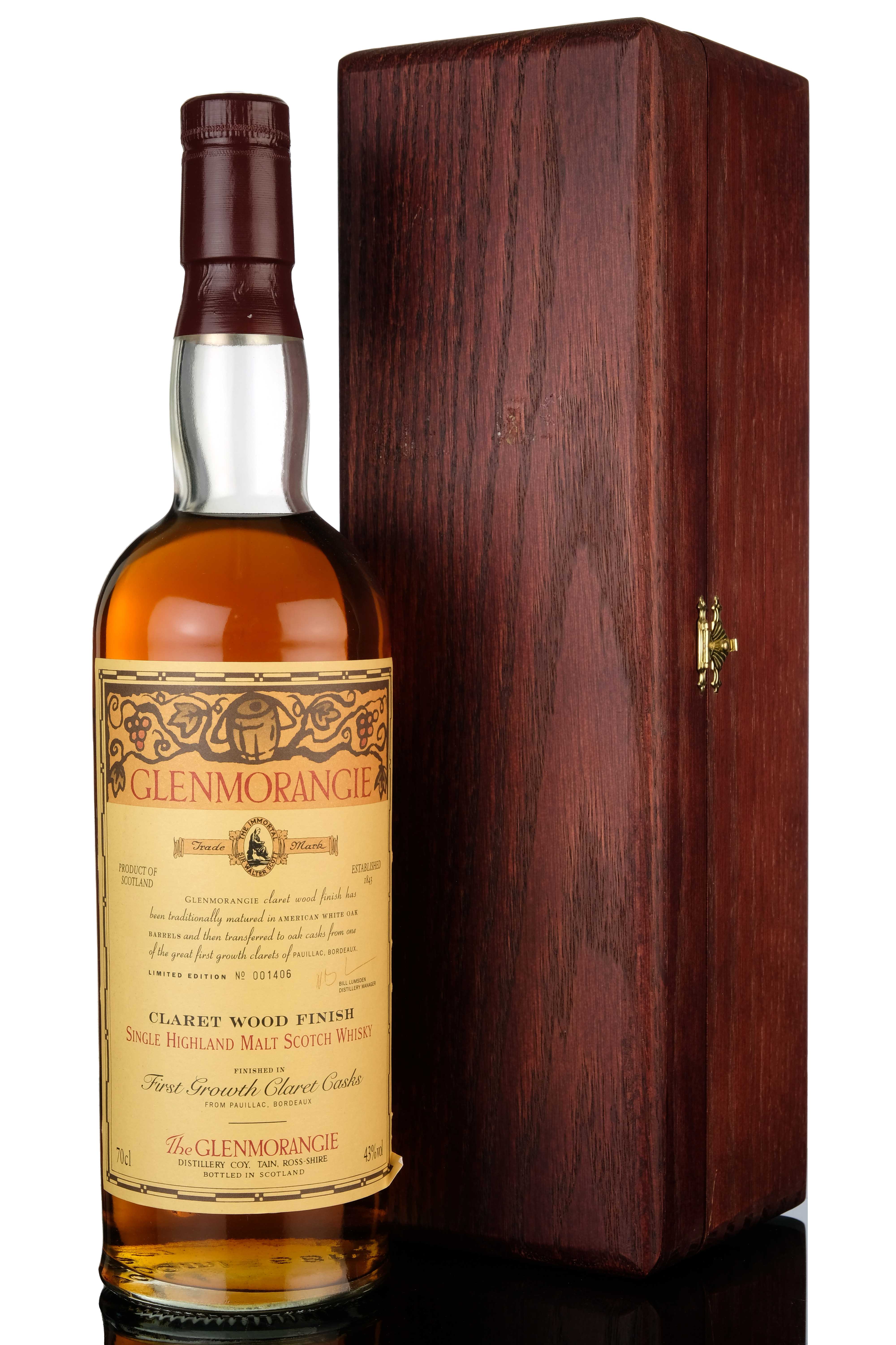 Glenmorangie Claret Wood Finish - 1990 Release