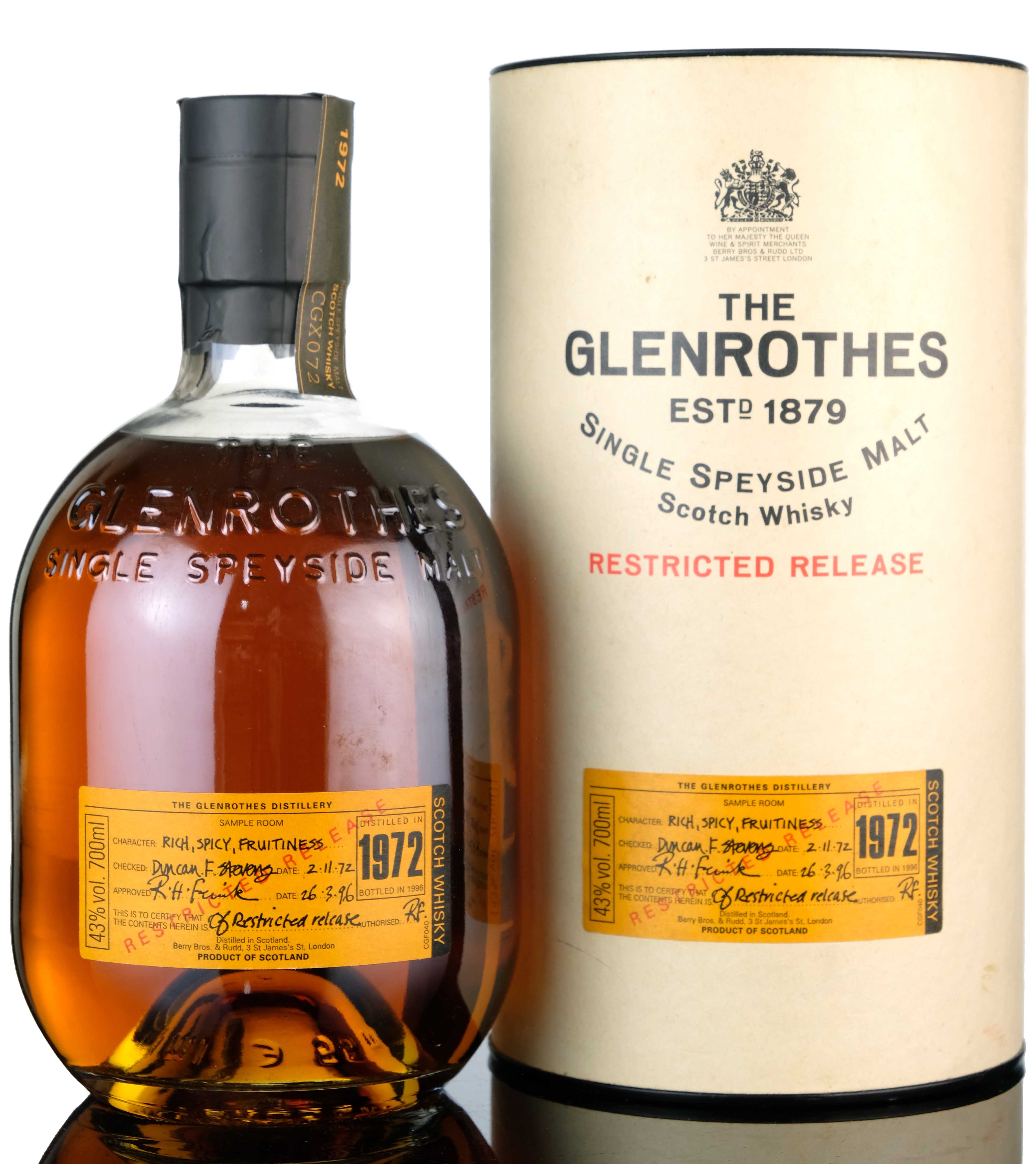Glenrothes 1972-1996 - Restricted Release