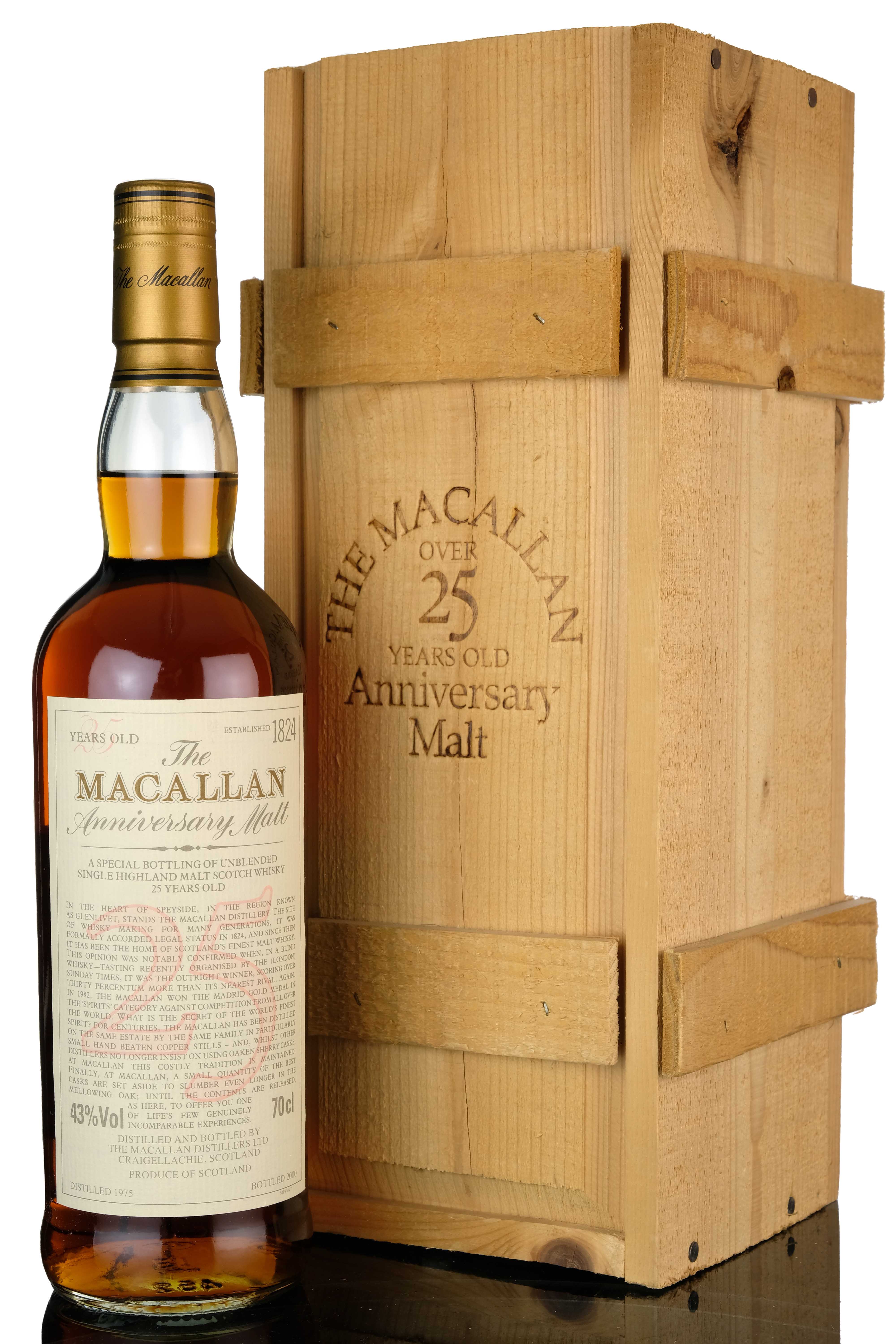 Macallan 1975-2000 - 25 Year Old - Anniversary Malt