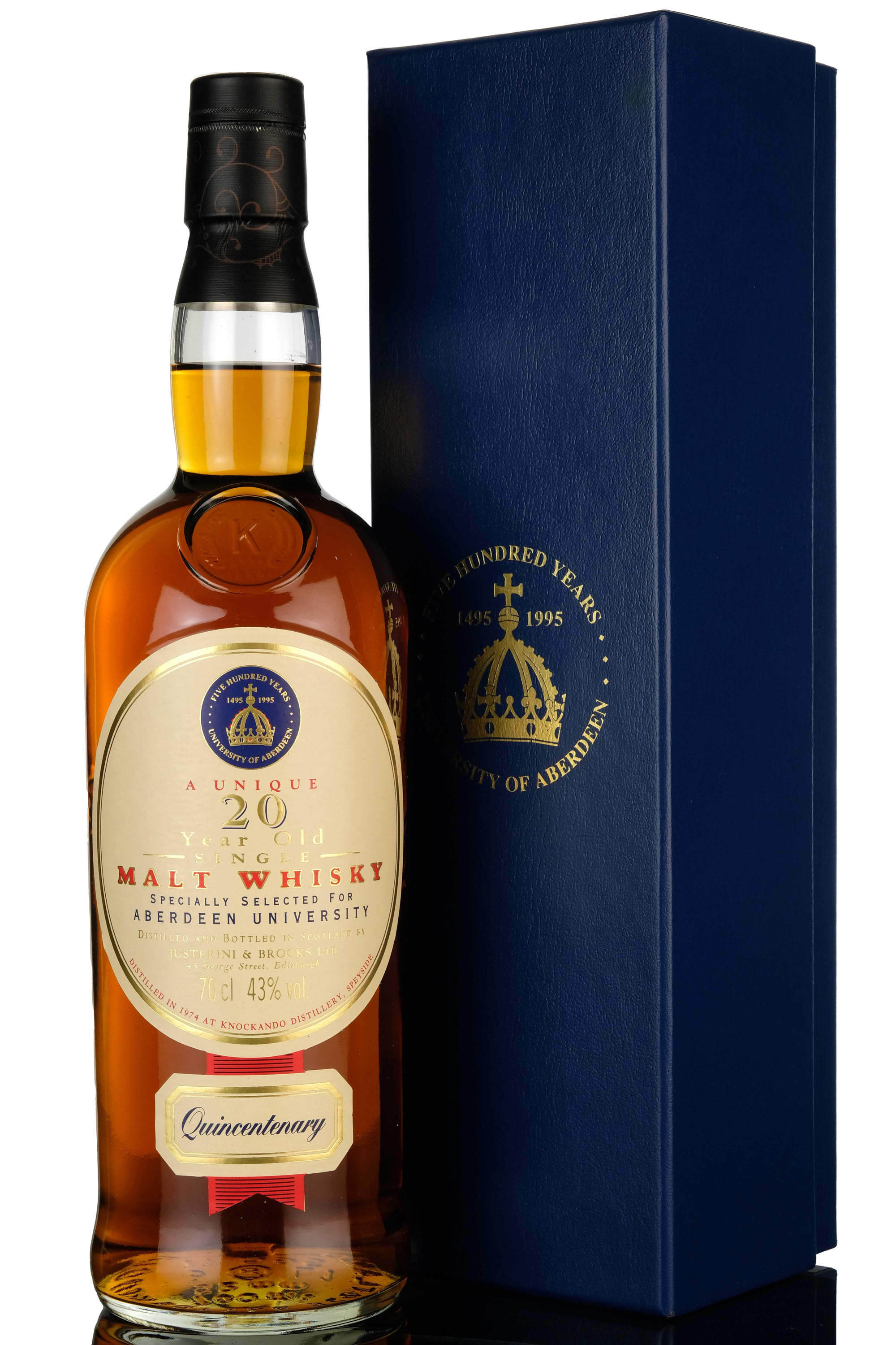 Knockando 1974 - 20 Year Old - Aberdeen University Quincentenary 1995