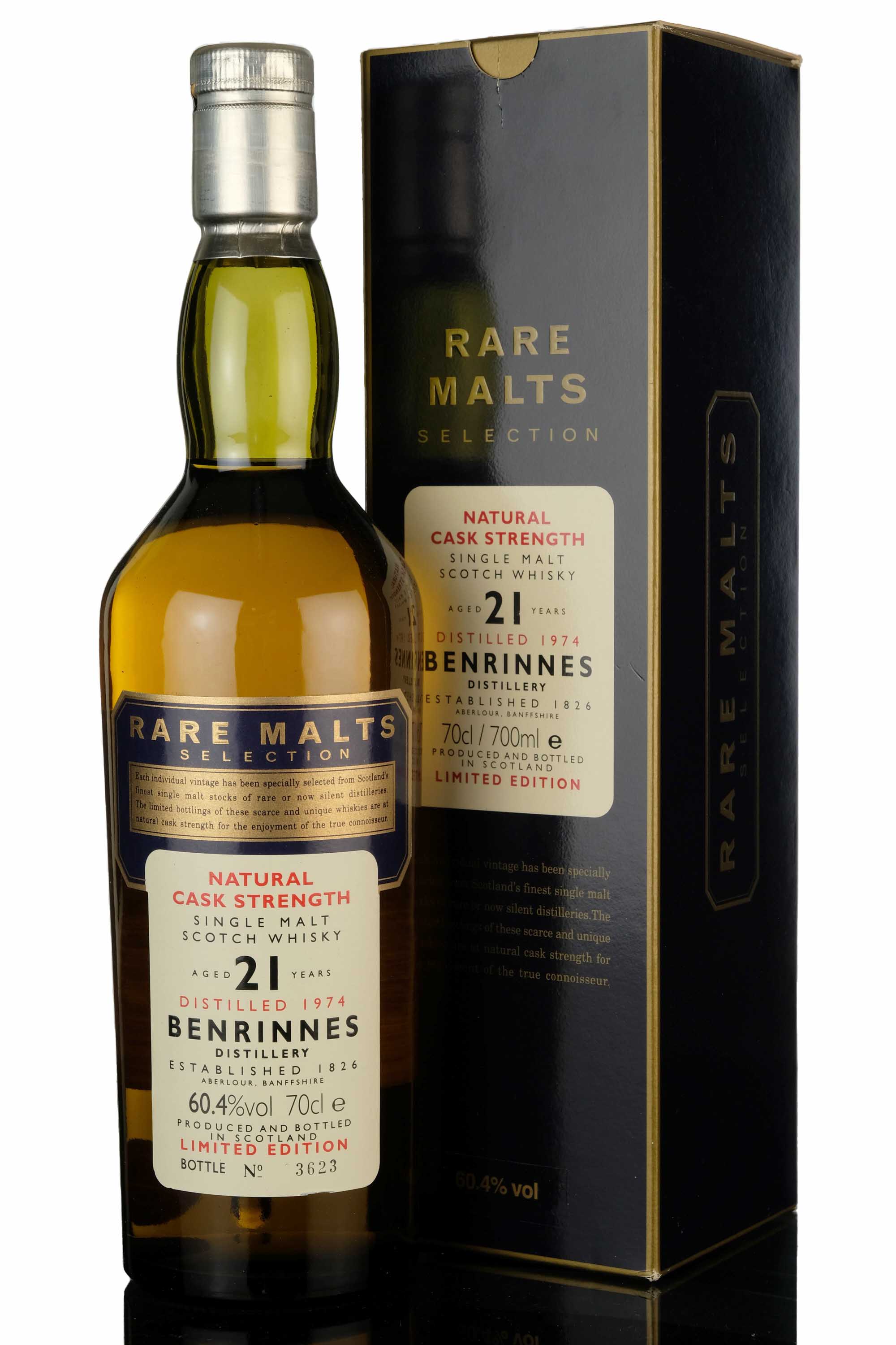 Benrinnes 1974 - 21 Year Old - Rare Malts 60.4%