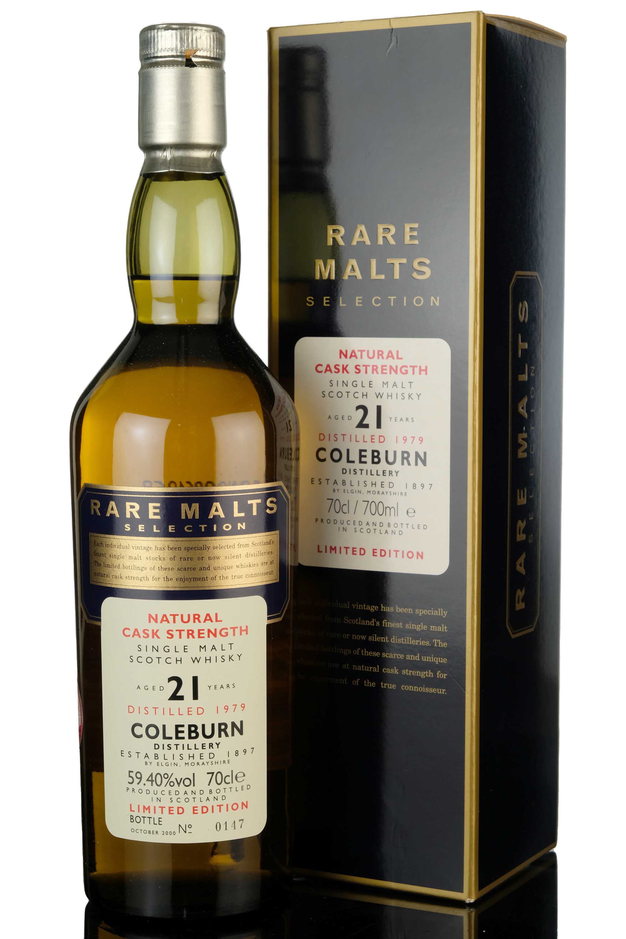 Coleburn 1979-2000 - 21 Year Old - Rare Malts 59.40%