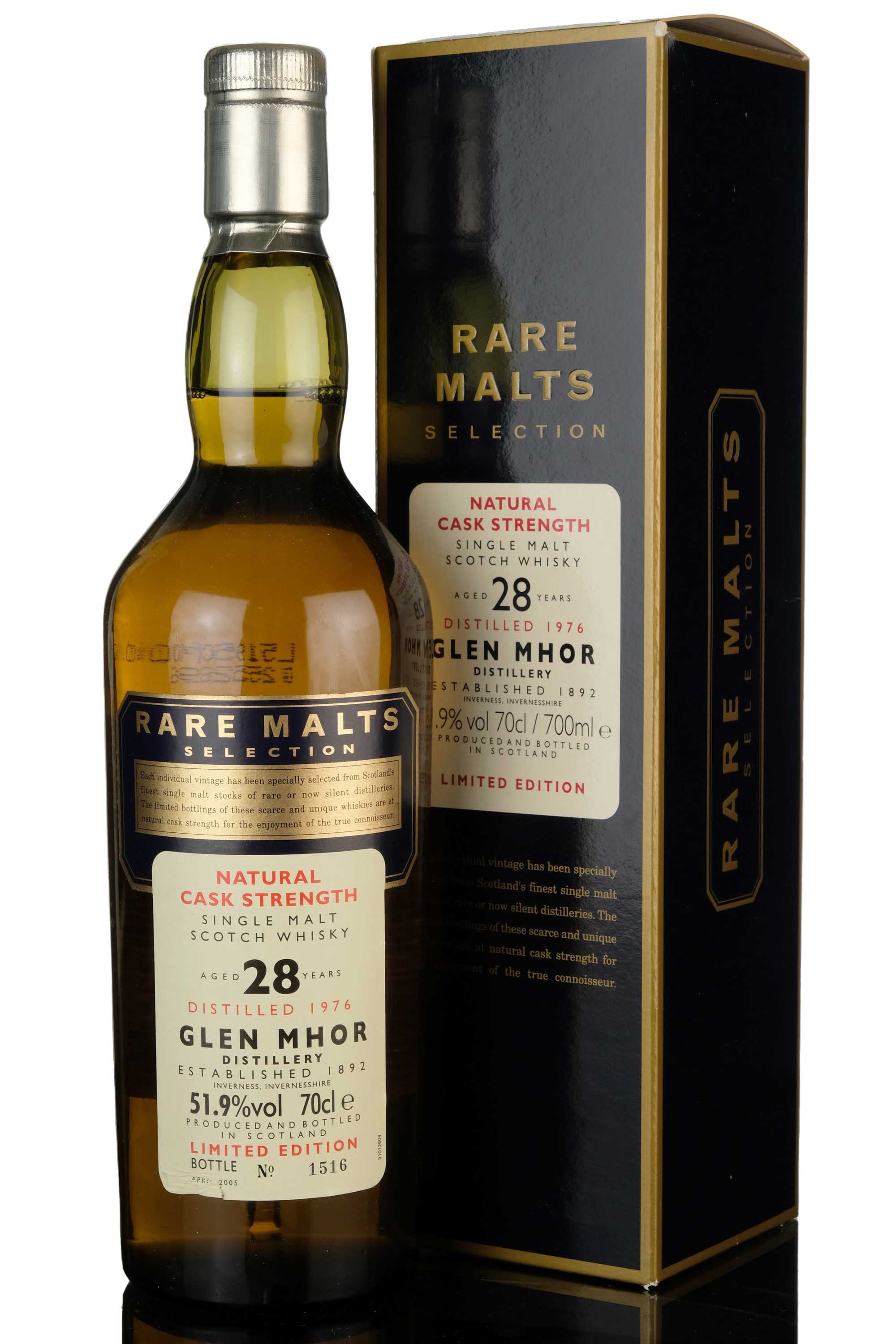 Glen Mhor 1976-2005 - 28 Year Old - Rare Malts 51.9%