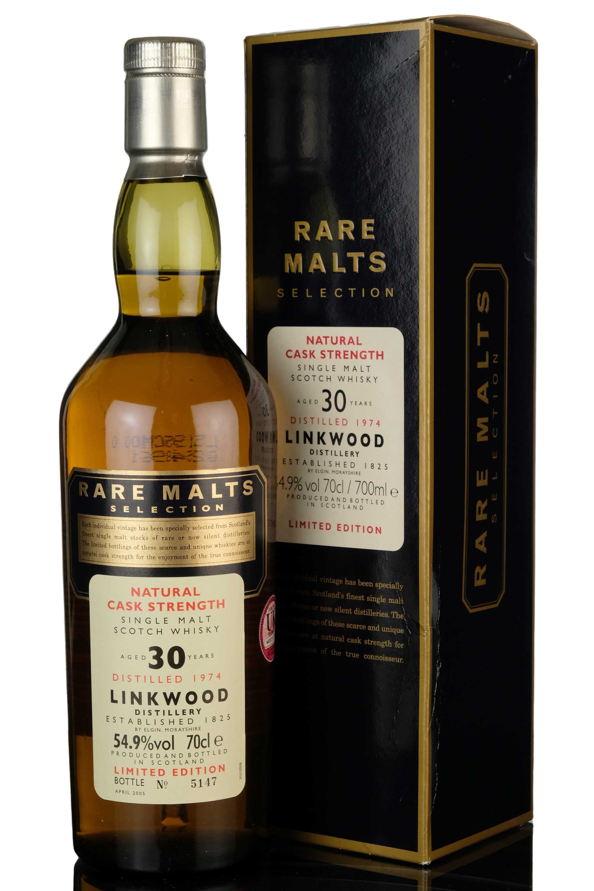 Linkwood 1974-2005 - 30 Year Old - Rare Malts 54.9%