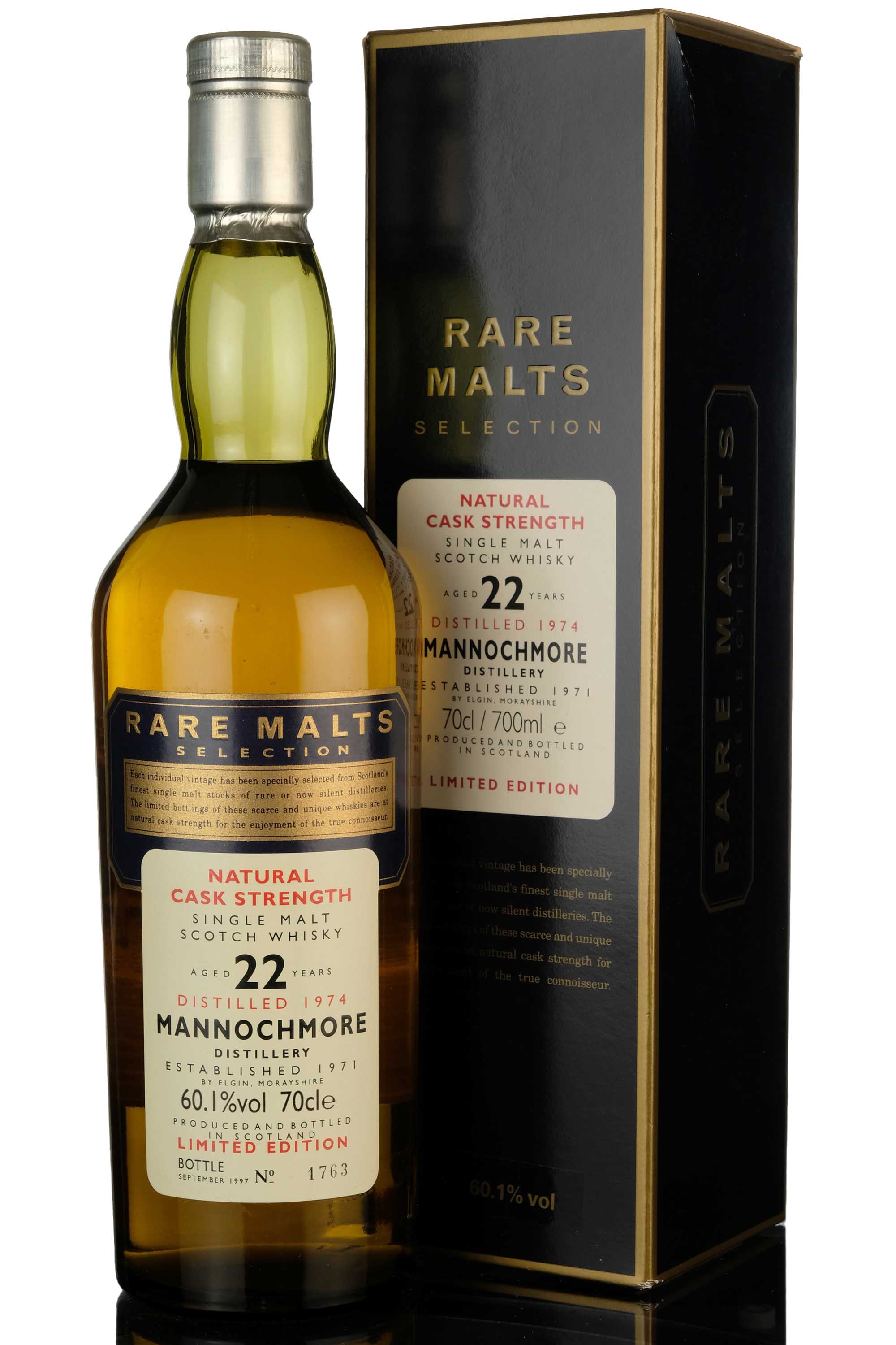 Mannochmore 1974-1997 - 22 Year Old - Rare Malts 60.1%