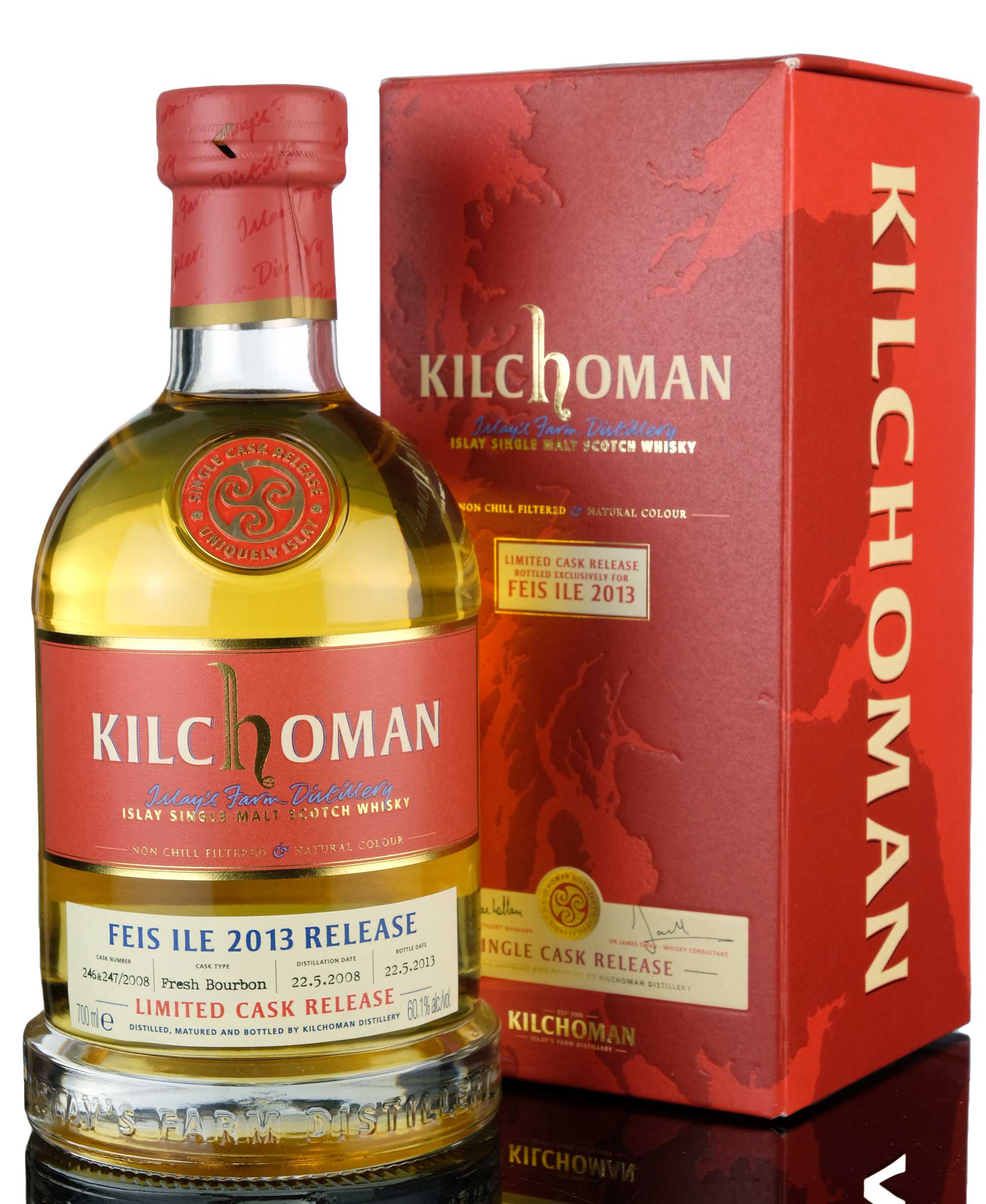 Kilchoman 2008 - Festival 2013 - Casks 246 & 247