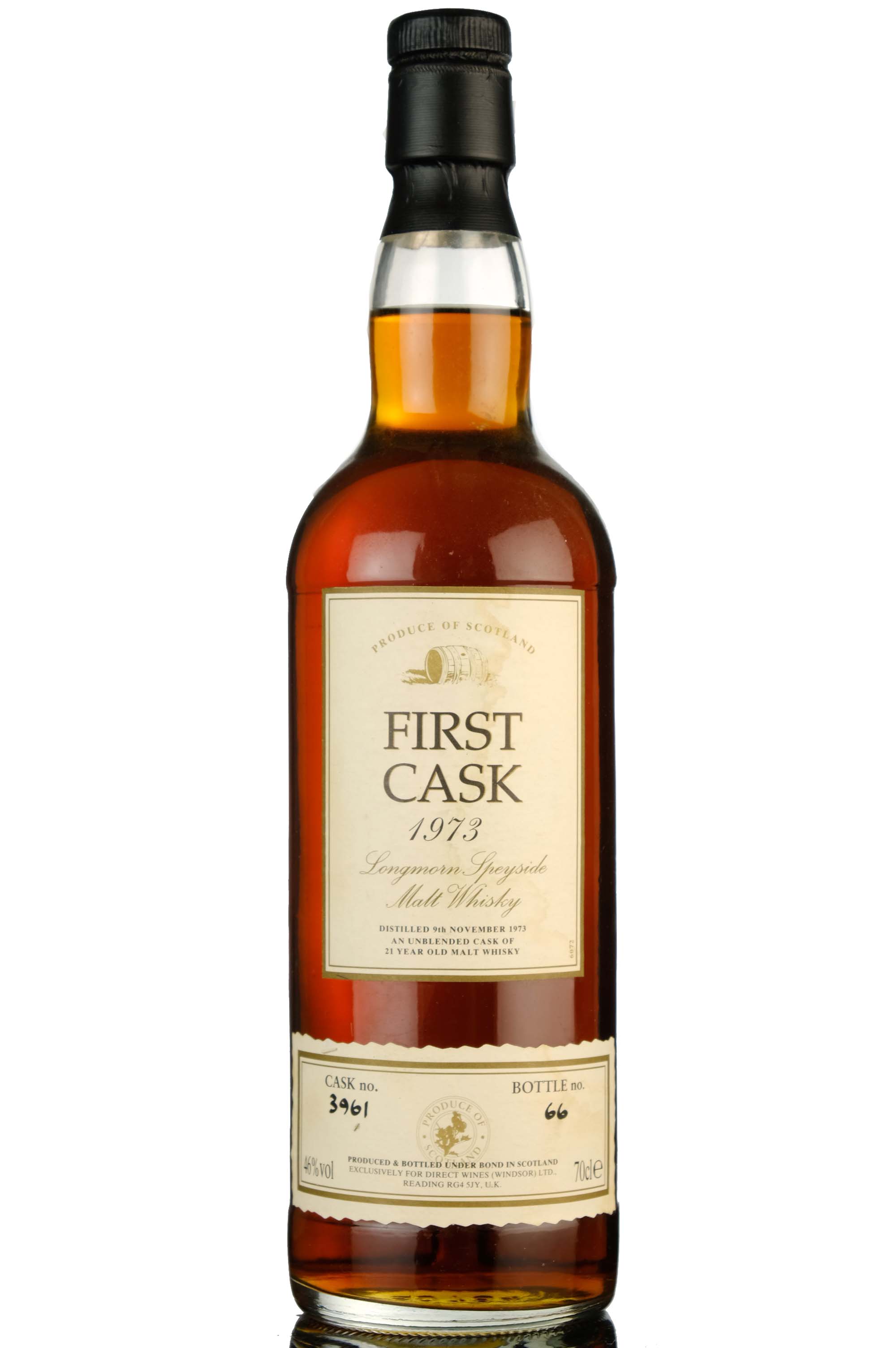Longmorn 1973 - 21 Year Old - First Cask 3961