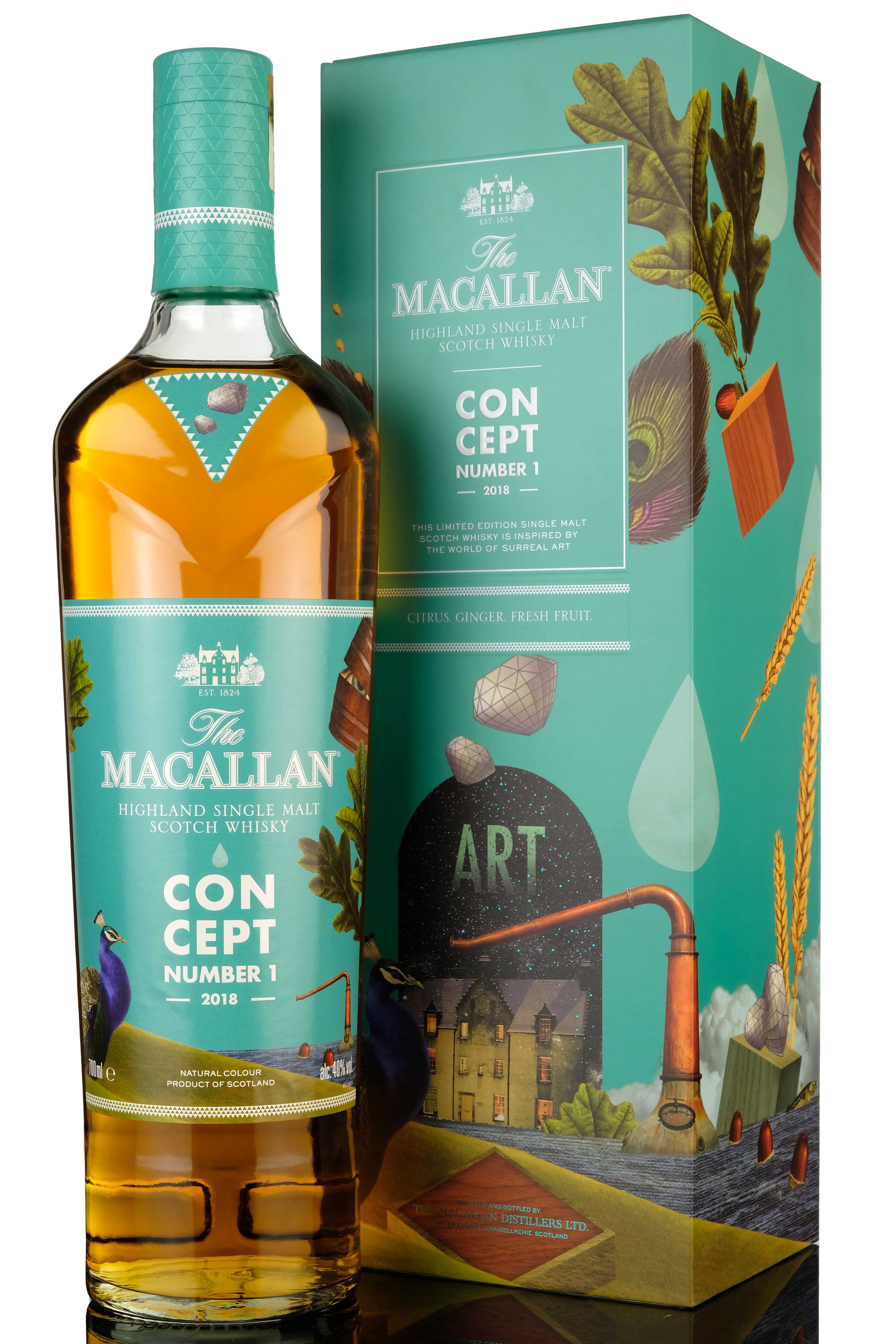 Macallan Concept Number 1 - The World Of Surreal Art - Limited Edition 2018