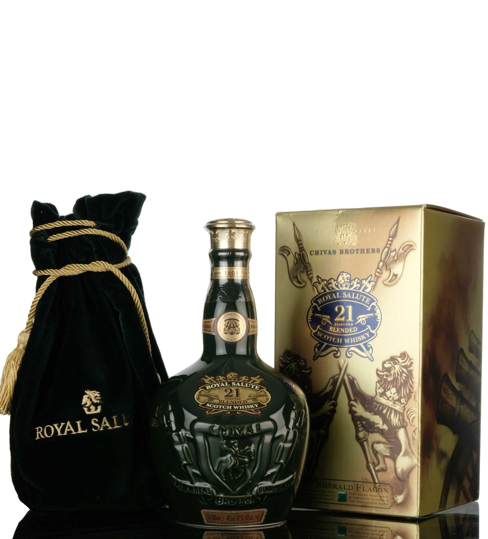 Royal Salute 21 Year Old - Green Decanter