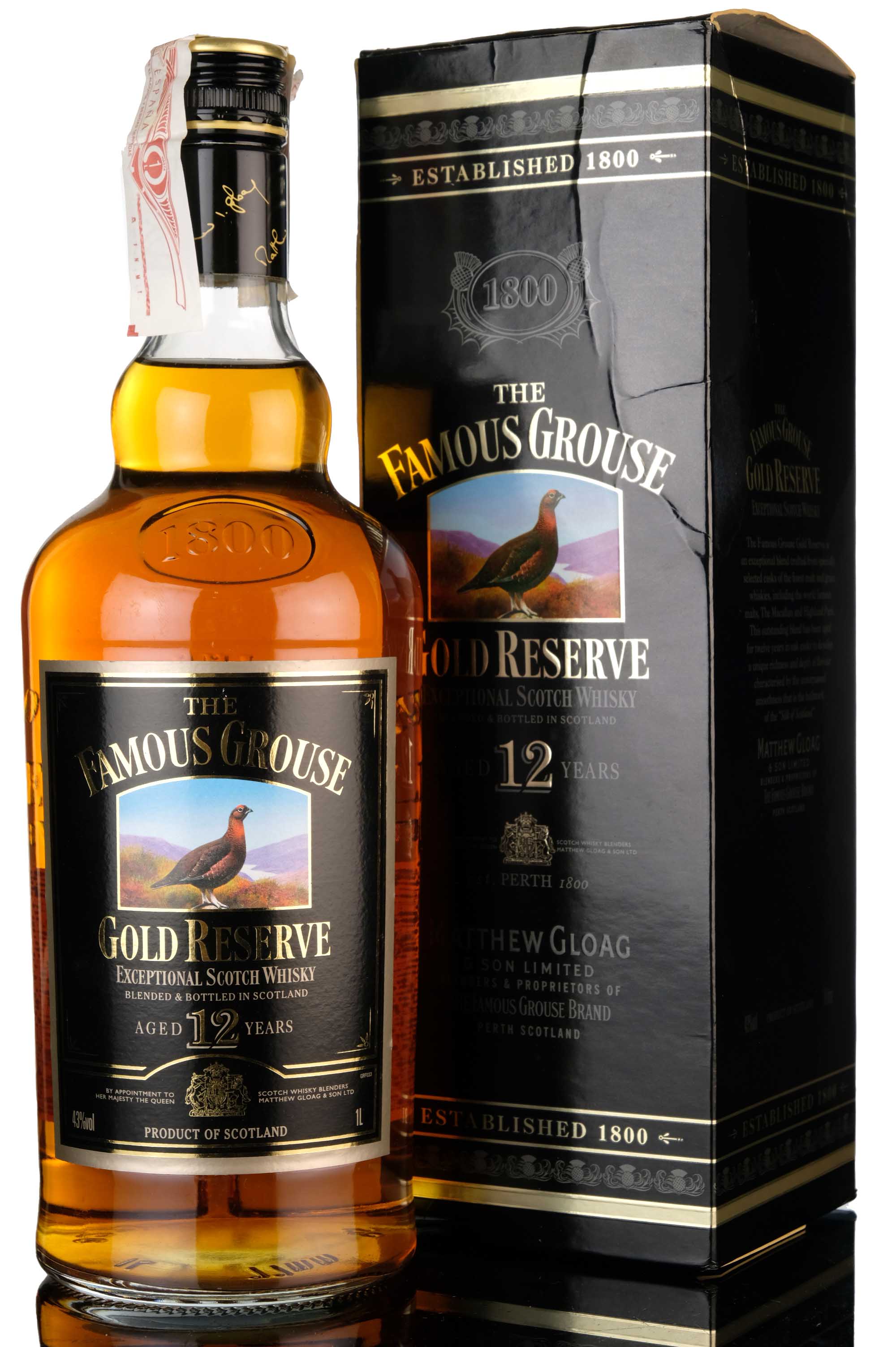 Famous Grouse 12 Year Old - Gold Reserve - 1 Litre