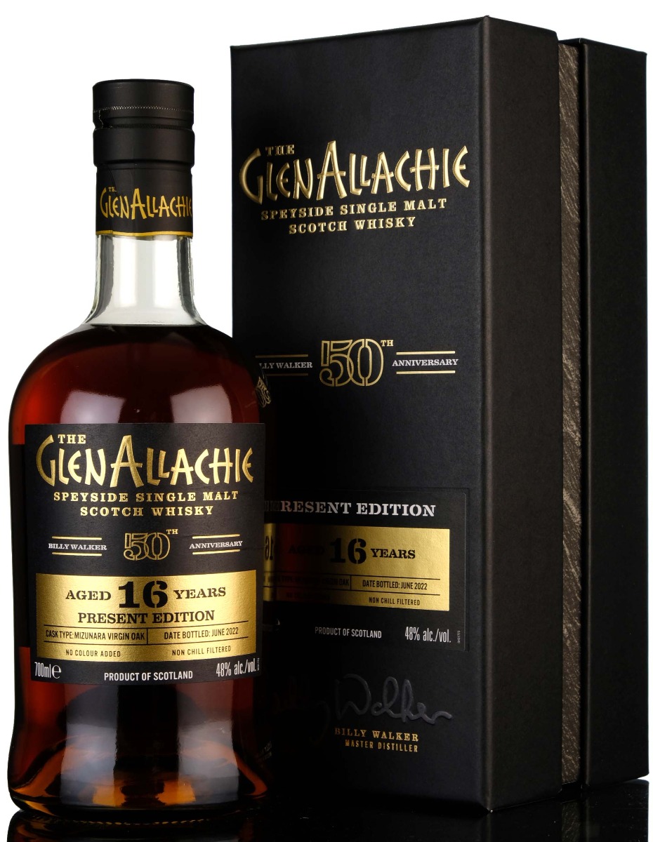 Glenallachie 16 Year Old - 50th Anniversary Present Edition - 2022 Release