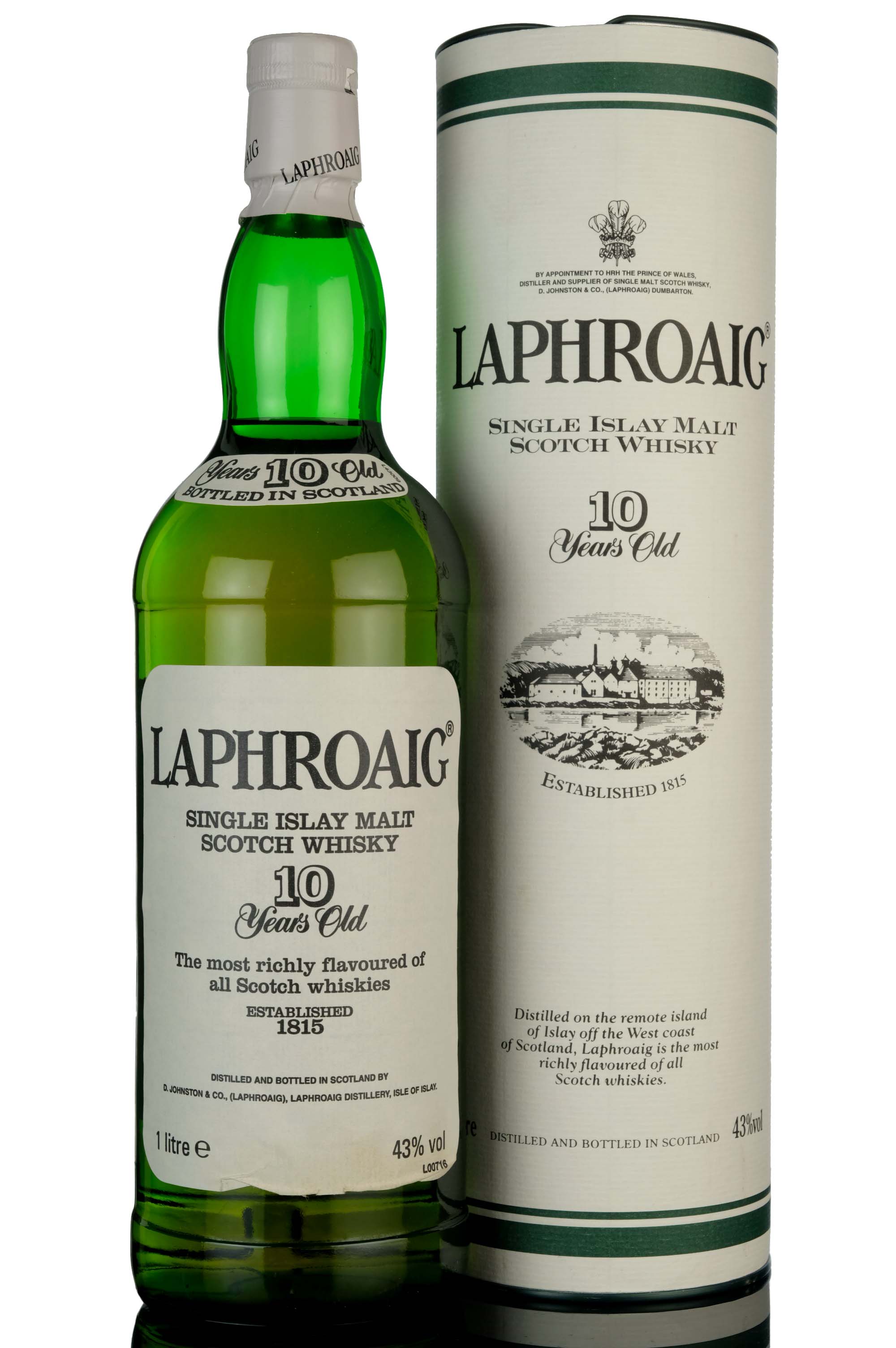 Laphroaig 10 Year Old - 2000 Release - 1 Litre