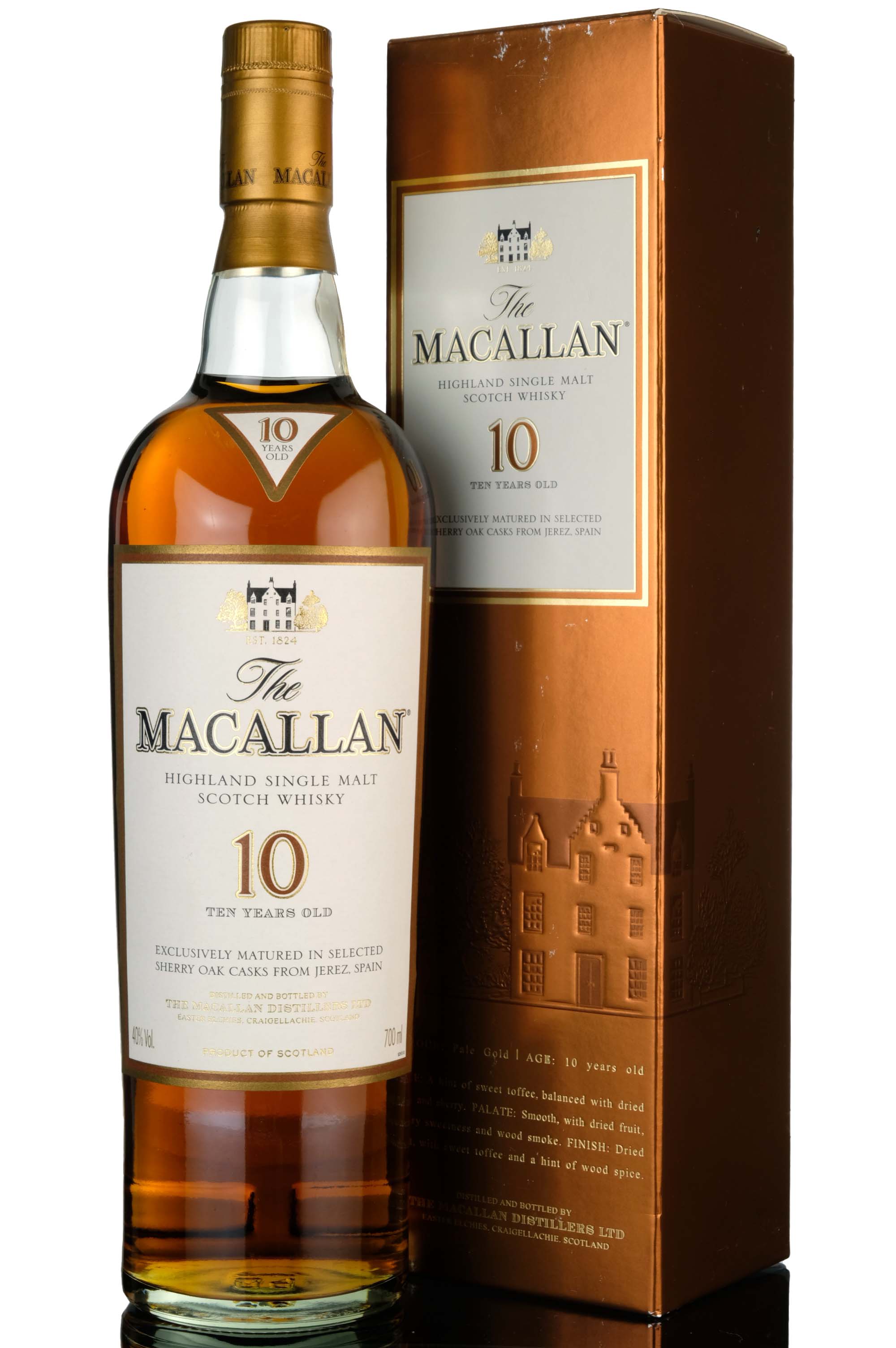 Macallan 10 Year Old - Sherry Casks - Mid 2000s