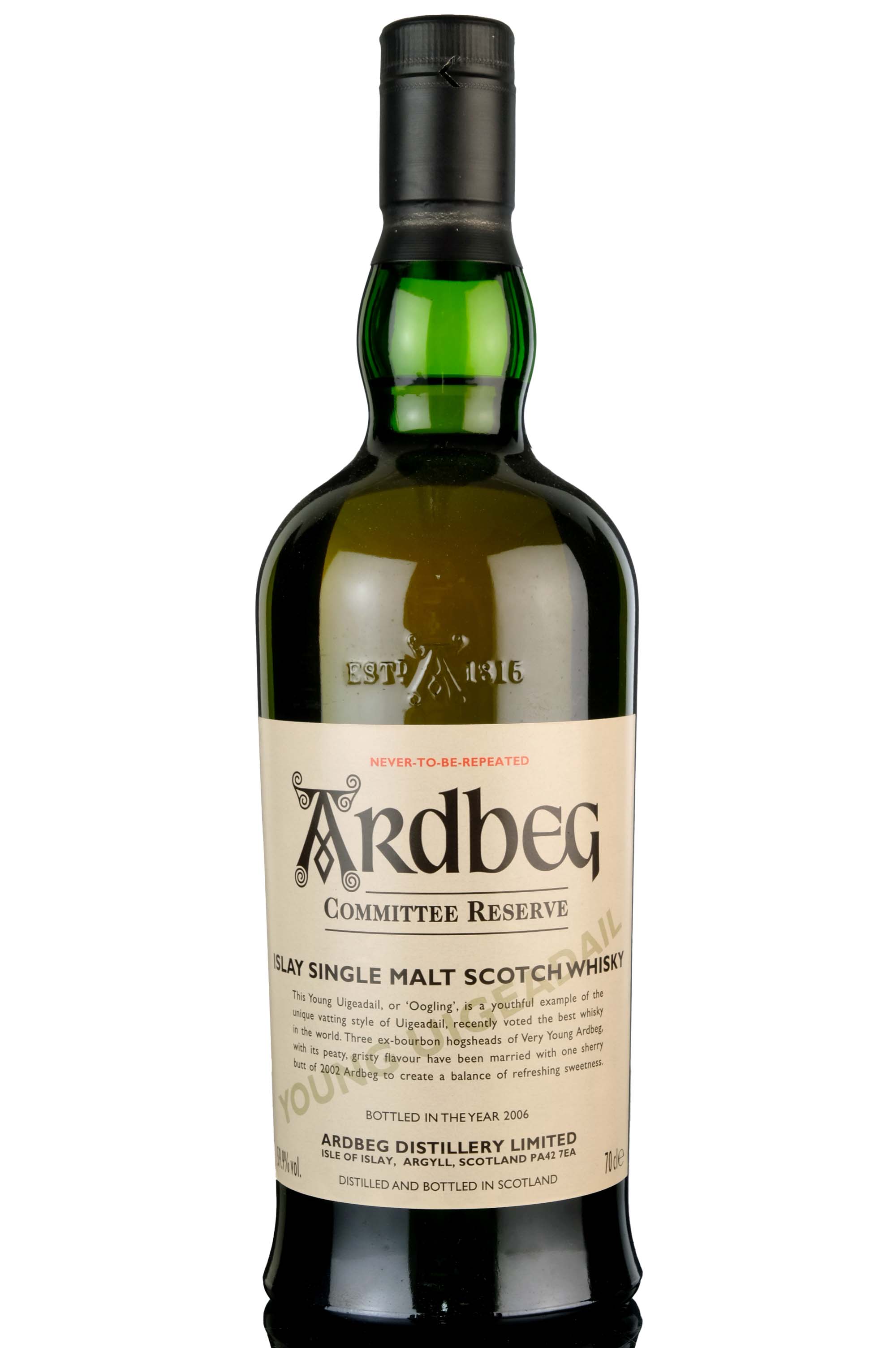 Ardbeg Oogling - Young Uigeadail - Committee Release 2006