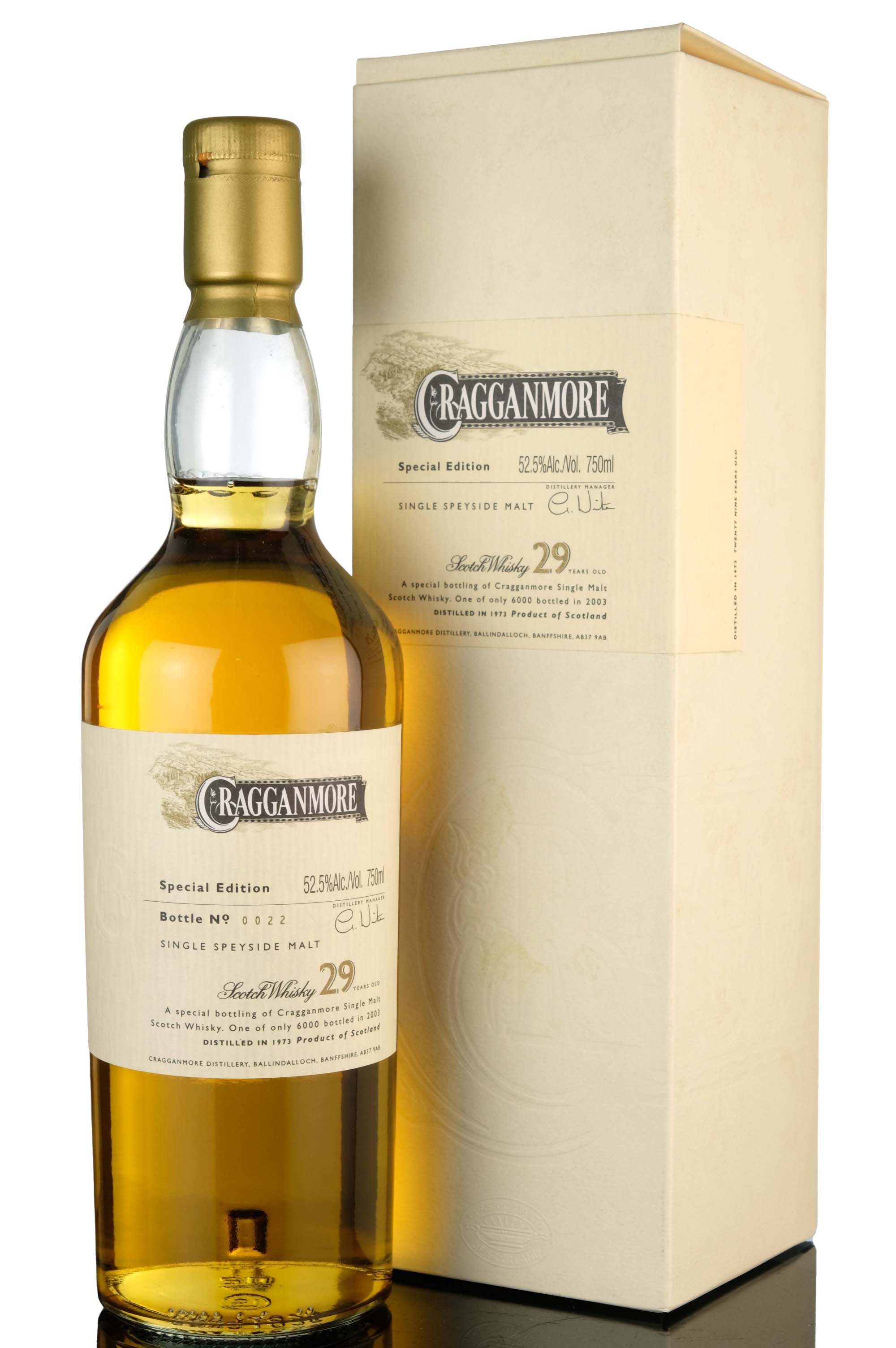 Cragganmore 1973-2003 - 29 Year Old - Special Release
