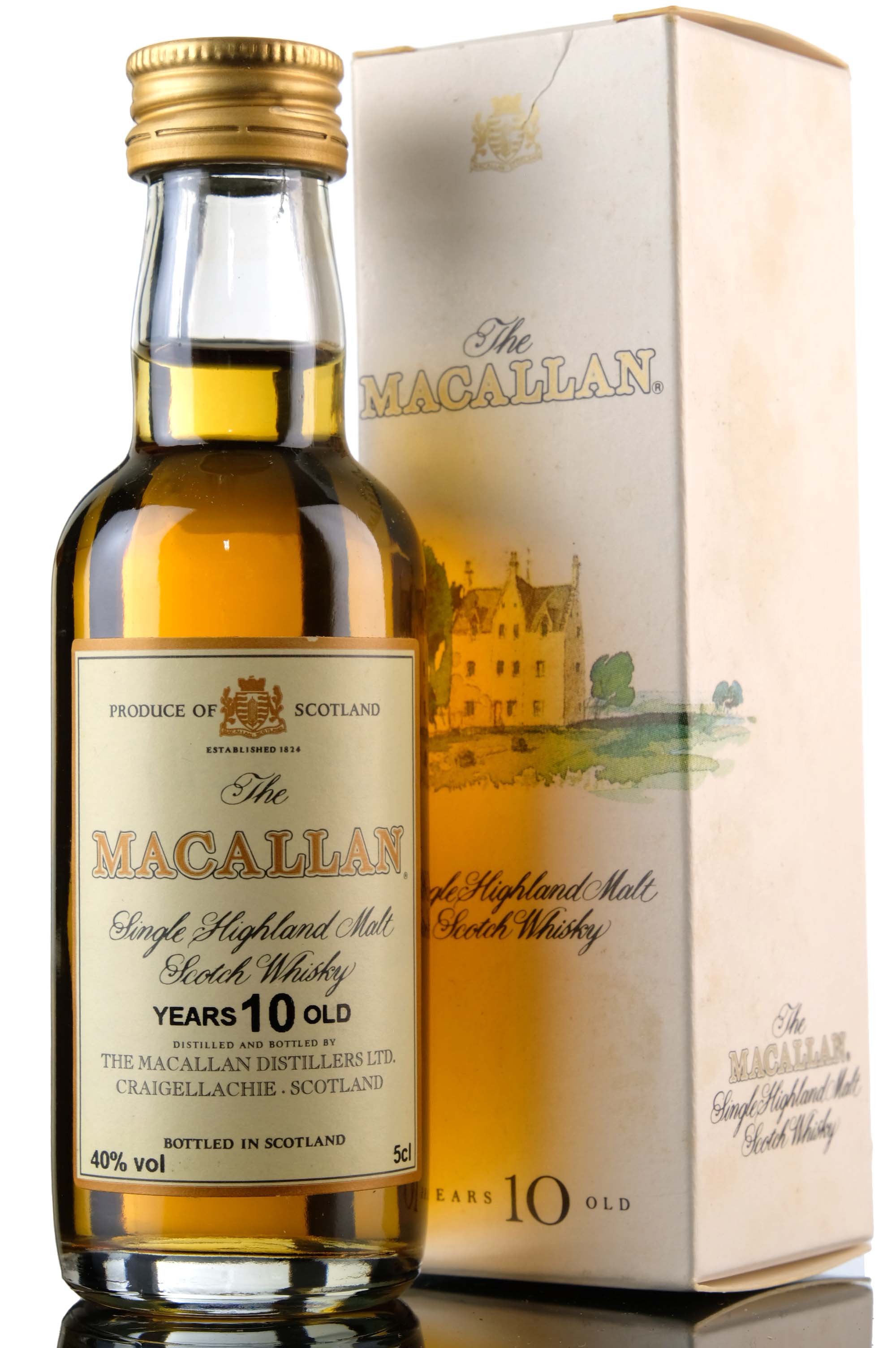 Macallan 10 Year Old Miniature