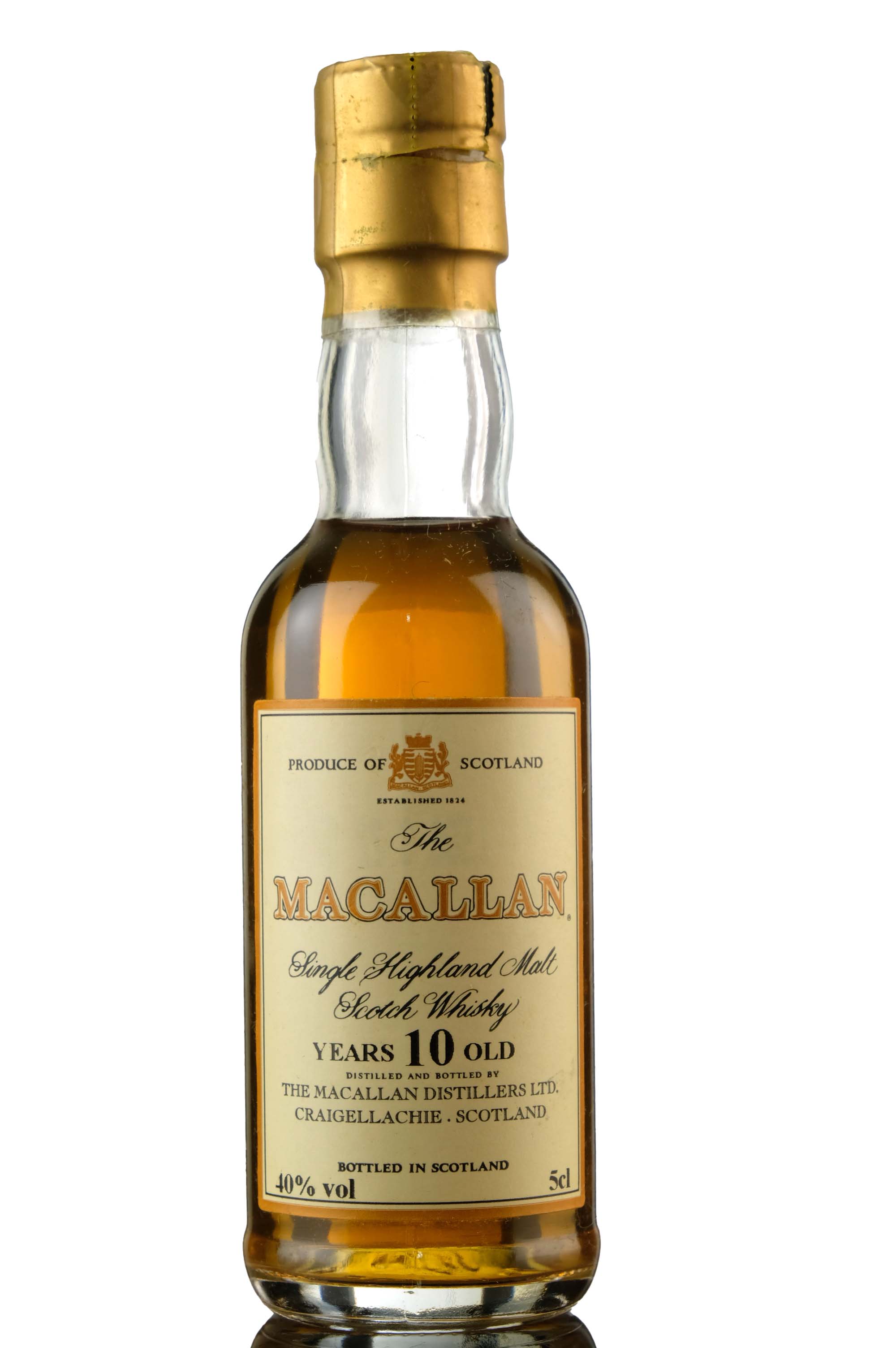 Macallan 10 Year Old - Miniature - Circa 1990s