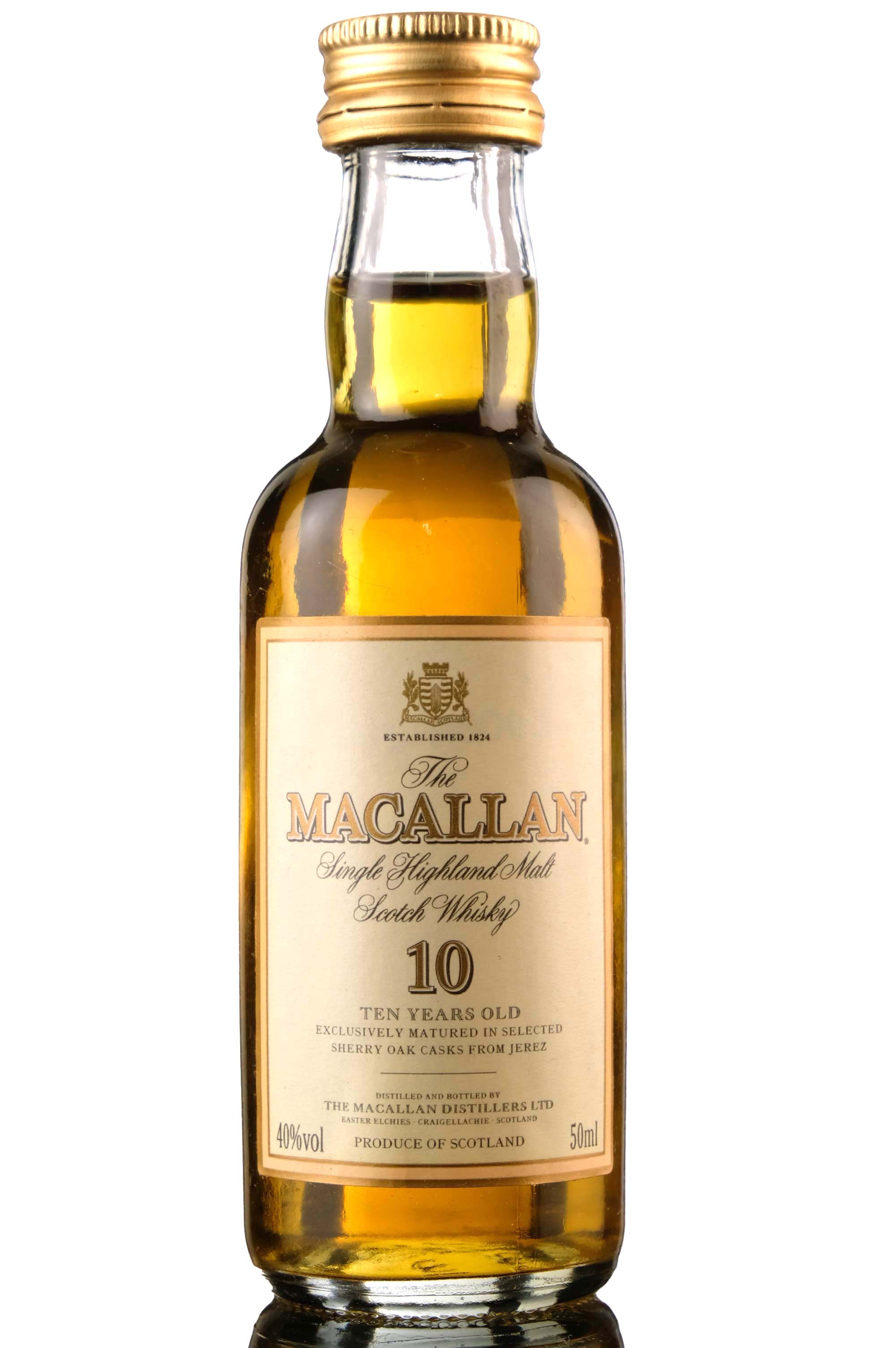 Macallan 10 Year Old - Miniature - Circa 1990s