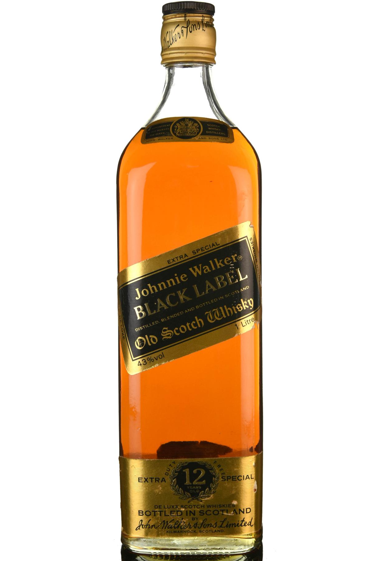 Johnnie Walker Black Label - 1 Litre