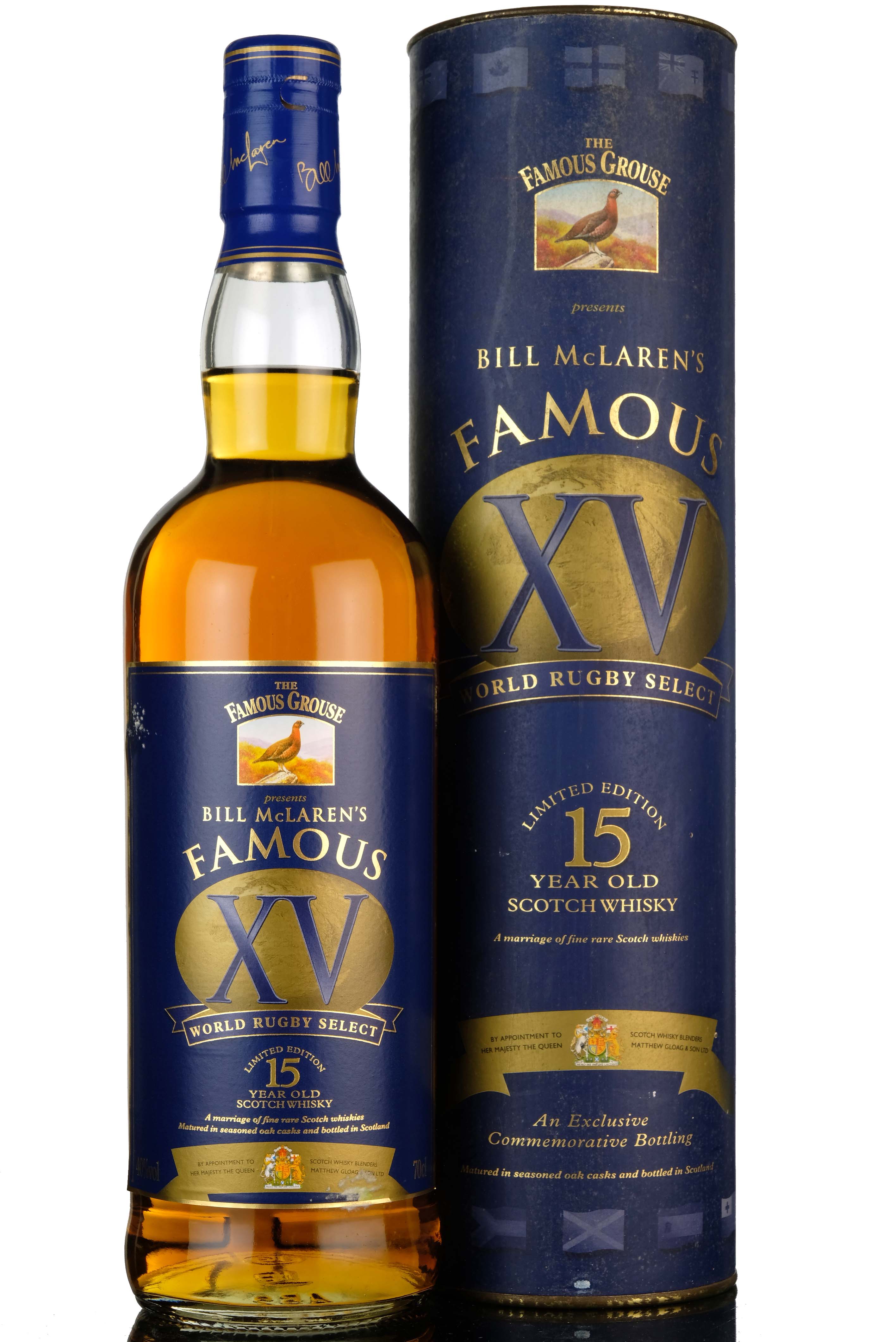 Famous Grouse 15 Year Old - Bill McLarens XV World Rugby Select