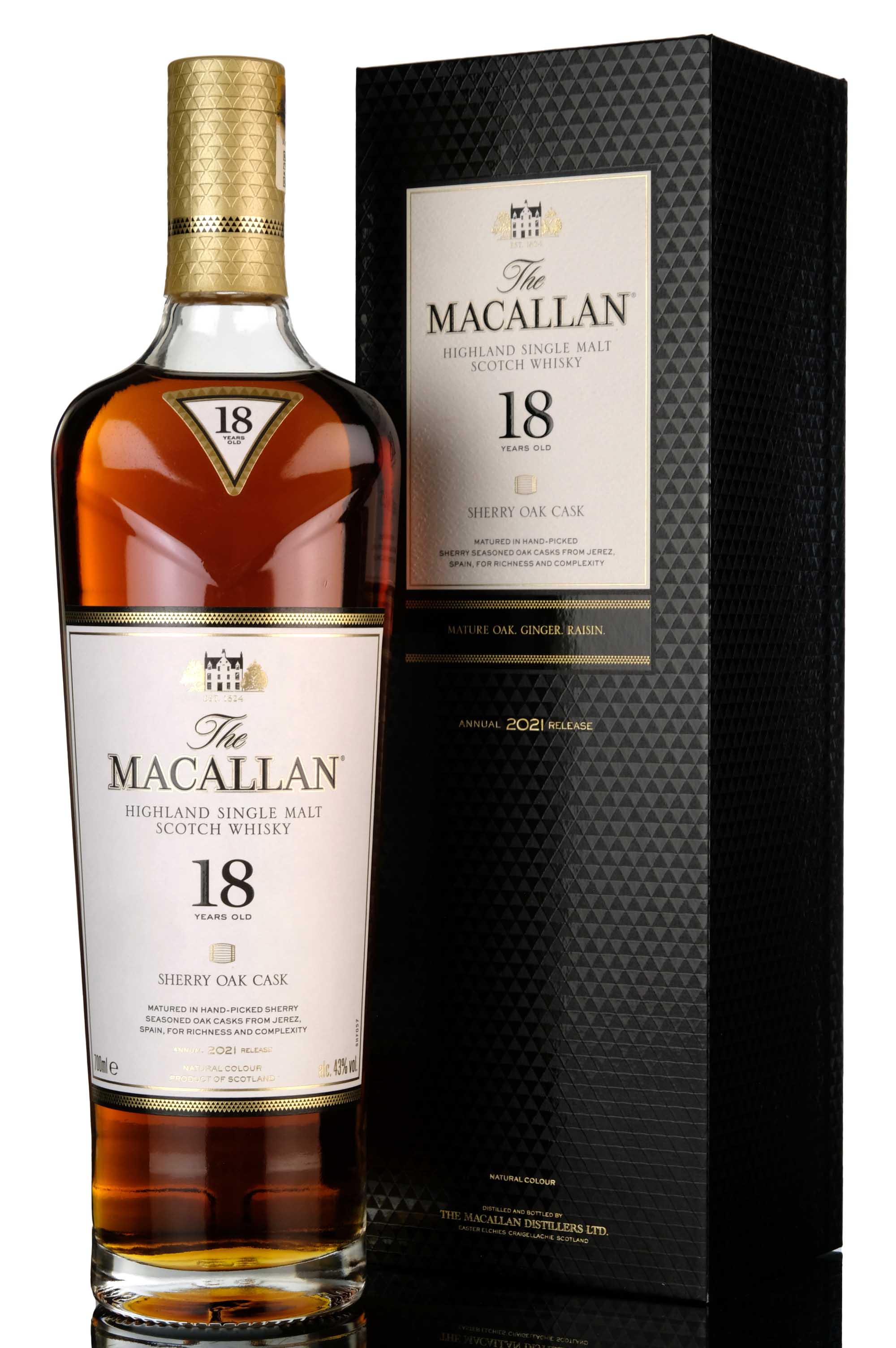 Macallan 18 Year Old - Sherry Cask - 2021 Release