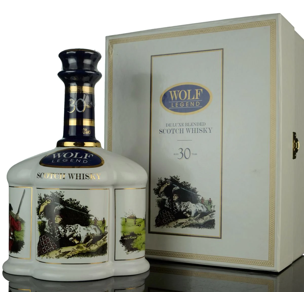 Wolf Legend 30 Year Old - Morrison Bowmore - Ceramic Decanter For Japan