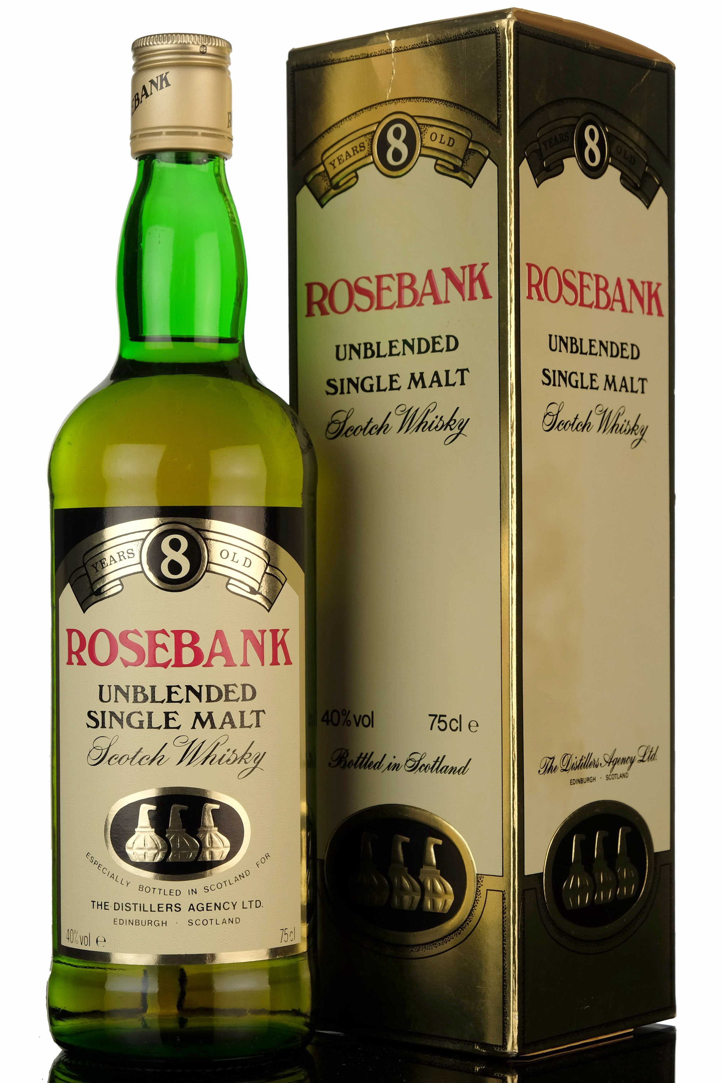 Rosebank 8 Year Old - Distillers Agency 1980s