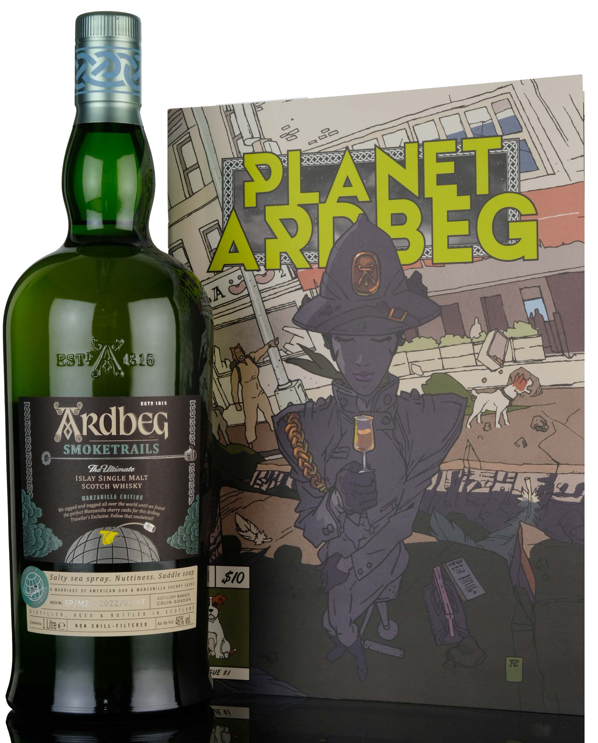 Ardbeg Smoketrails - Travel Retail Exclusive - 2022 Release - 1 Litre - With Comic Book