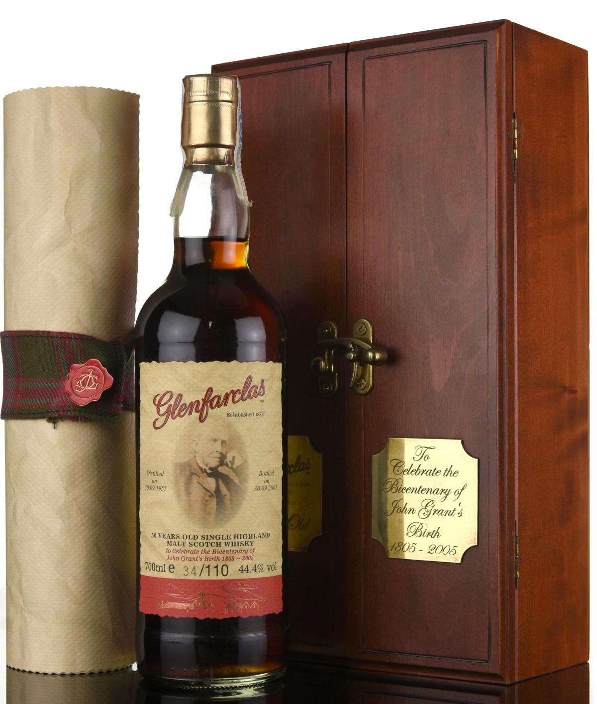 Glenfarclas 1955-2005 - 50 Year Old - Bicentenary Of John Grants Birth