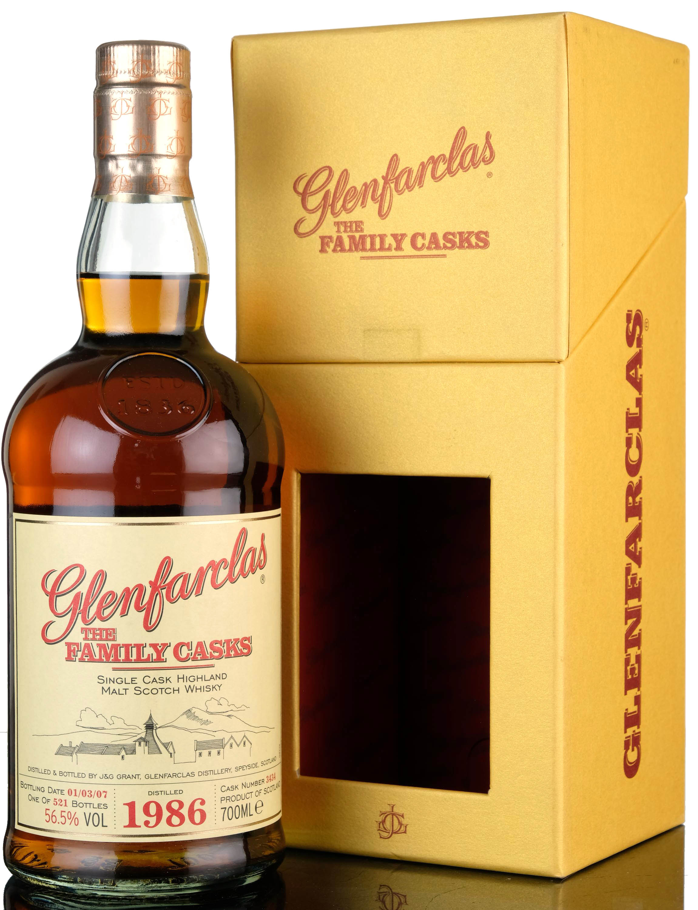 Glenfarclas 1986-2007 - The Family Casks 3434