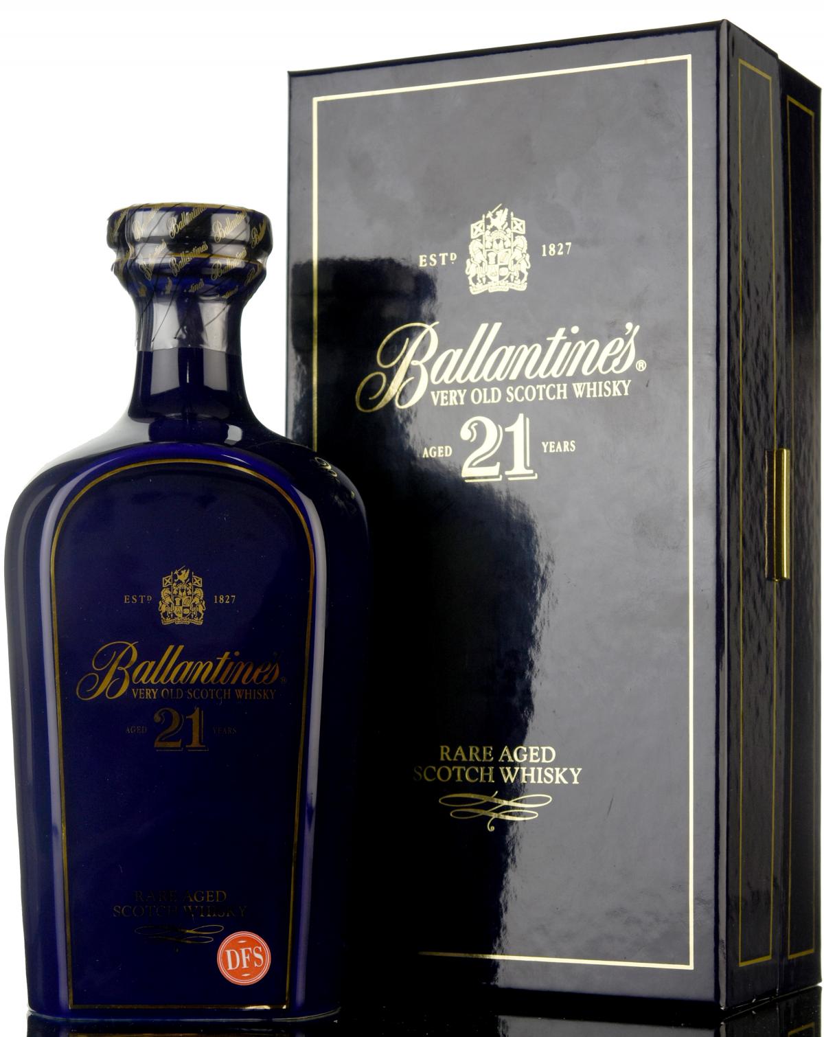 Ballantines 21 Year Old - Ceramic