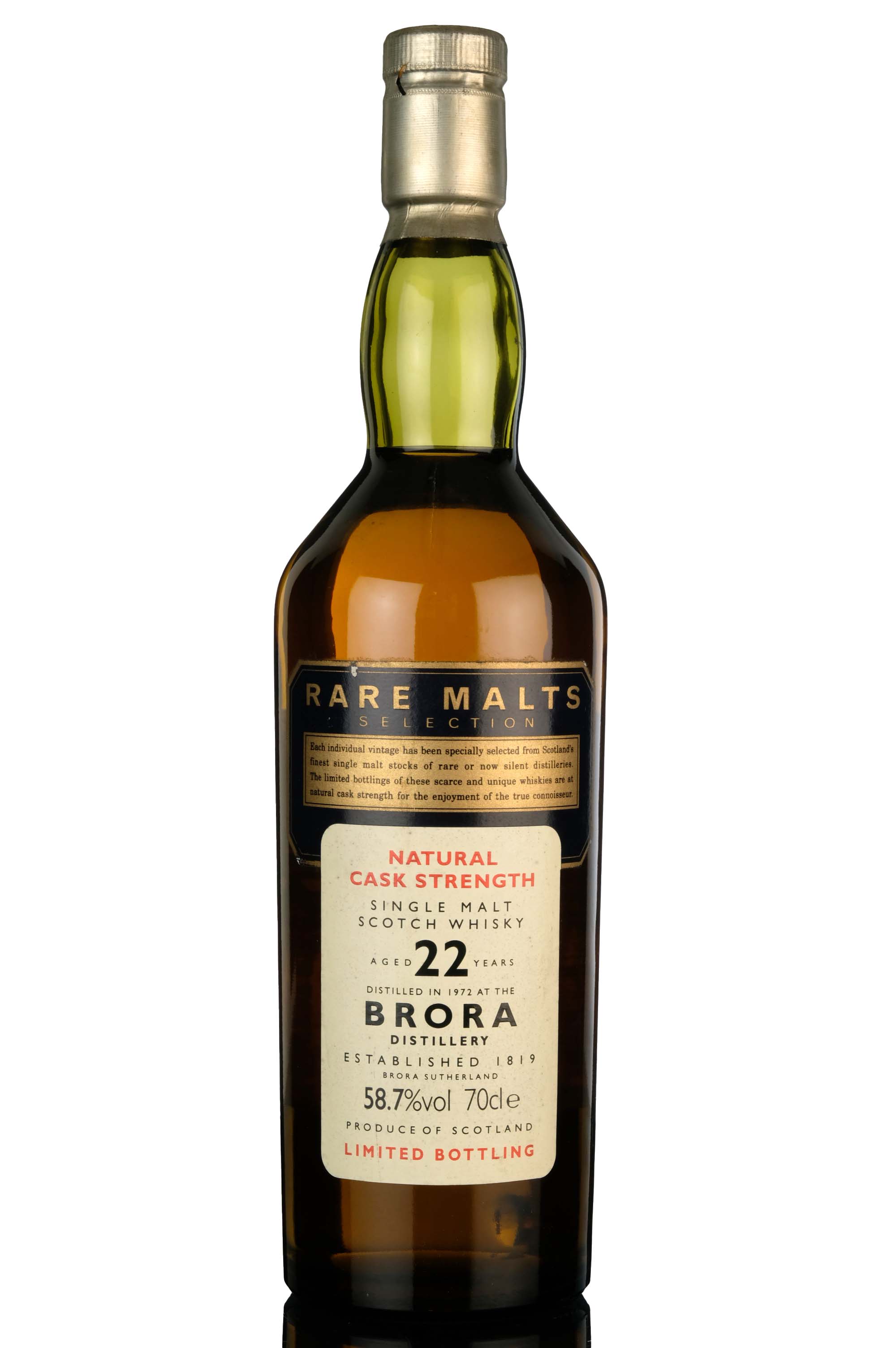 Brora 1972 - 22 Year Old - Rare Malts 58.7%