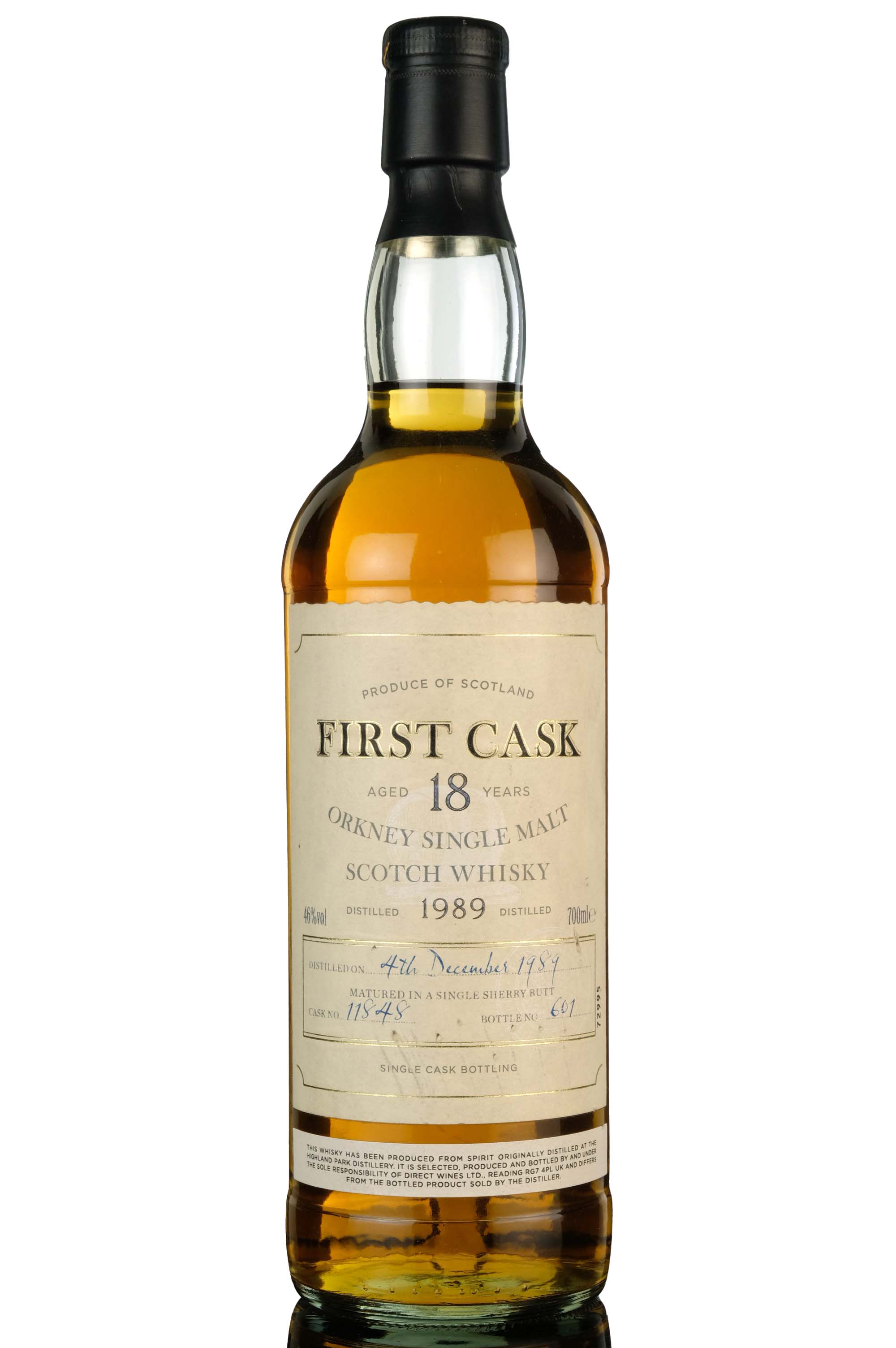 Highland Park 1989 - 18 Year Old - First Cask - Single Cask 11848