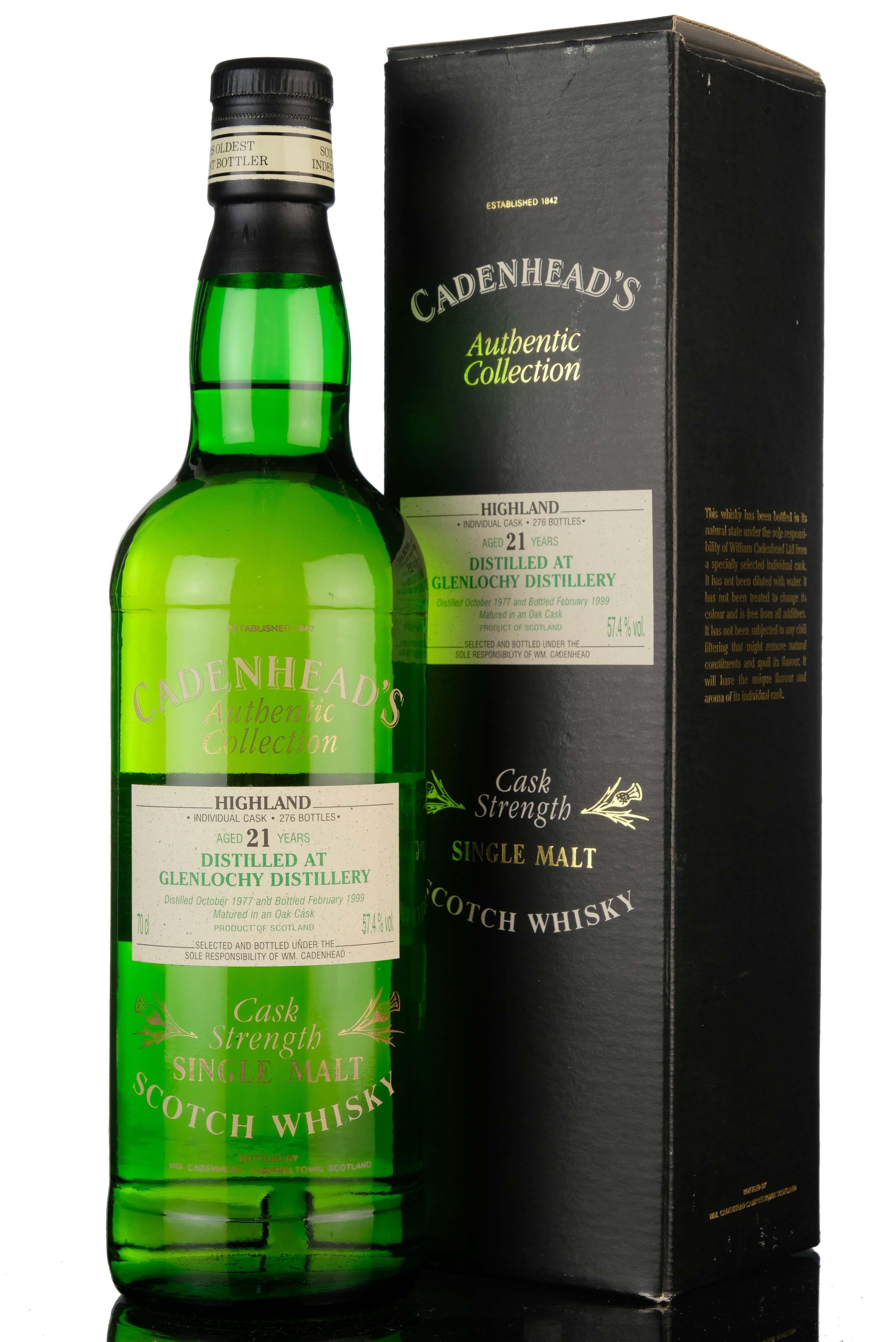 Glenlochy 1977-1998 - 20 Year Old - Cadenheads Authentic Collection