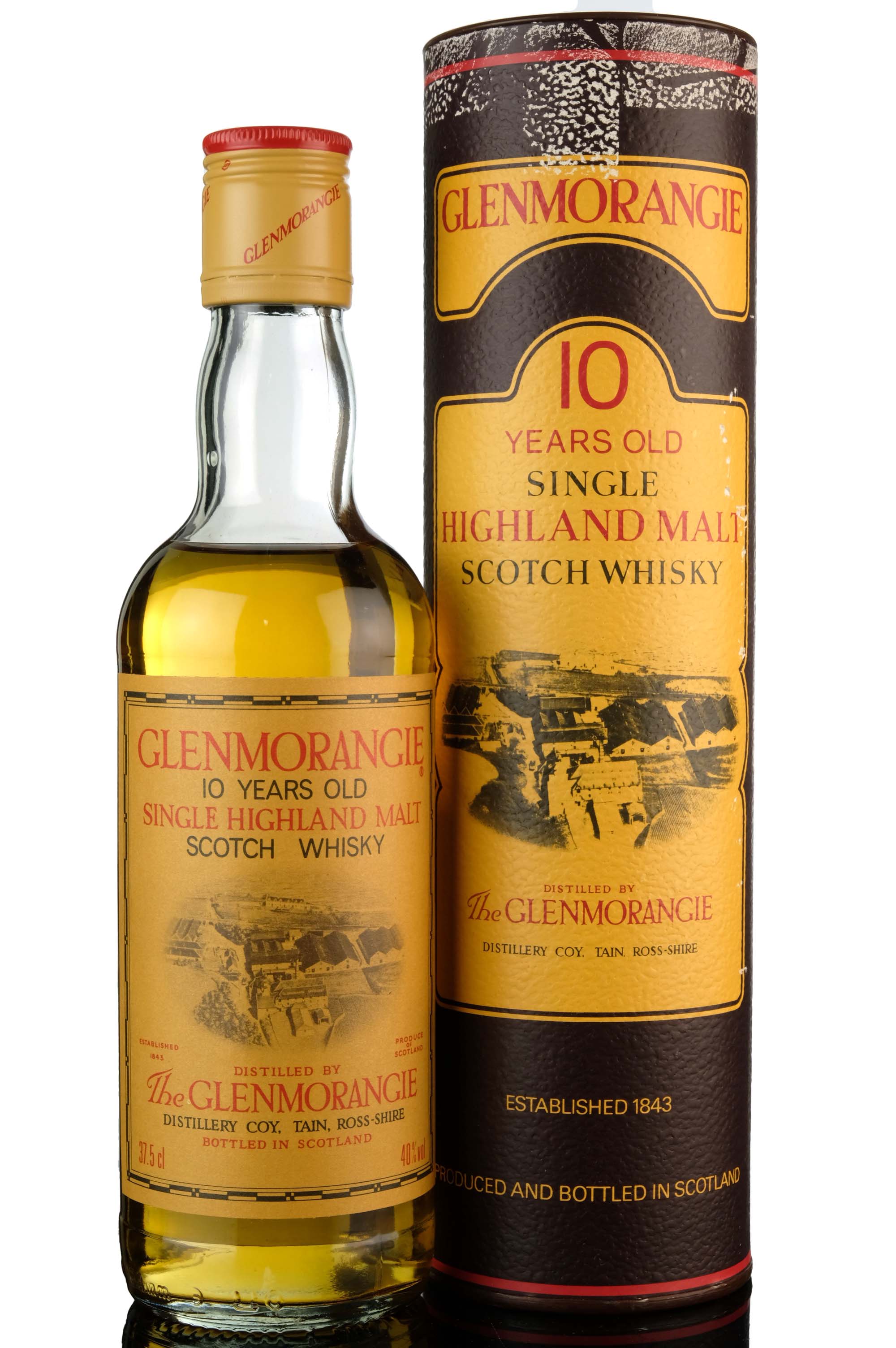 Glenmorangie 10 Year Old - 1980s - Half Bottle