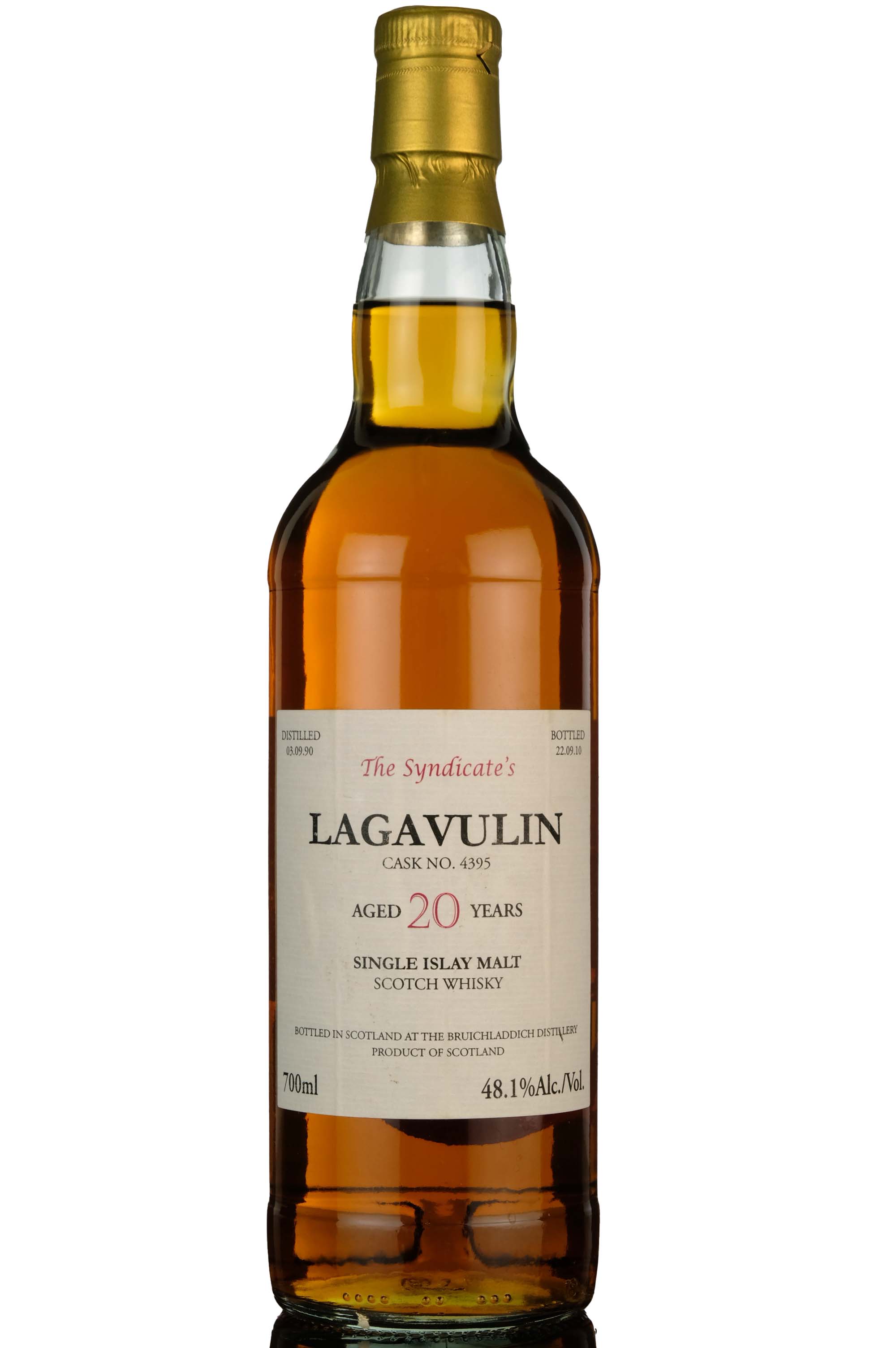 Lagavulin 1990-2010 - 20 Year Old - The Syndicates - Single Cask 4395