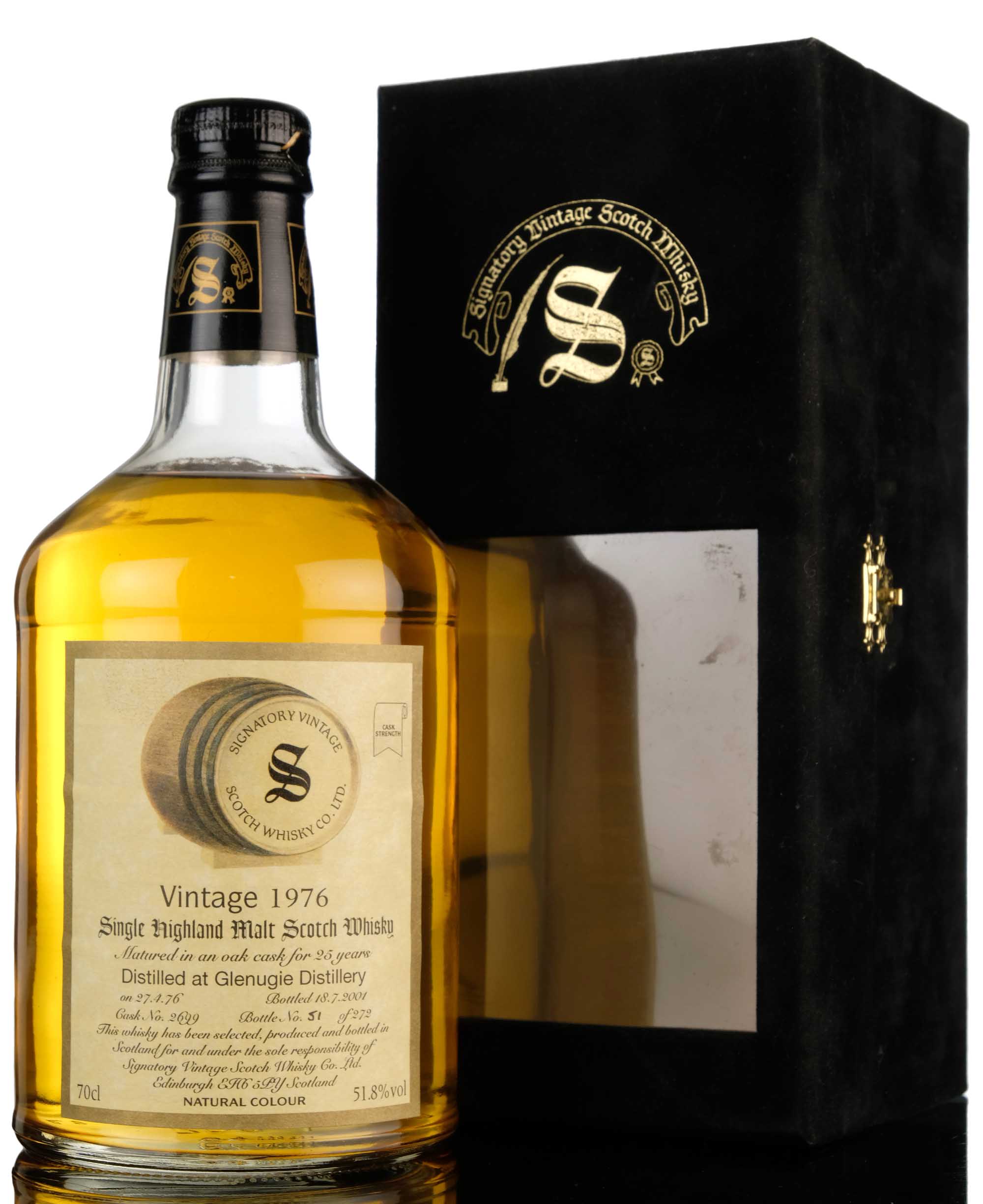 Glenugie 1976-2001 - 25 Year Old - Signatory Vintage - Single Cask 2699