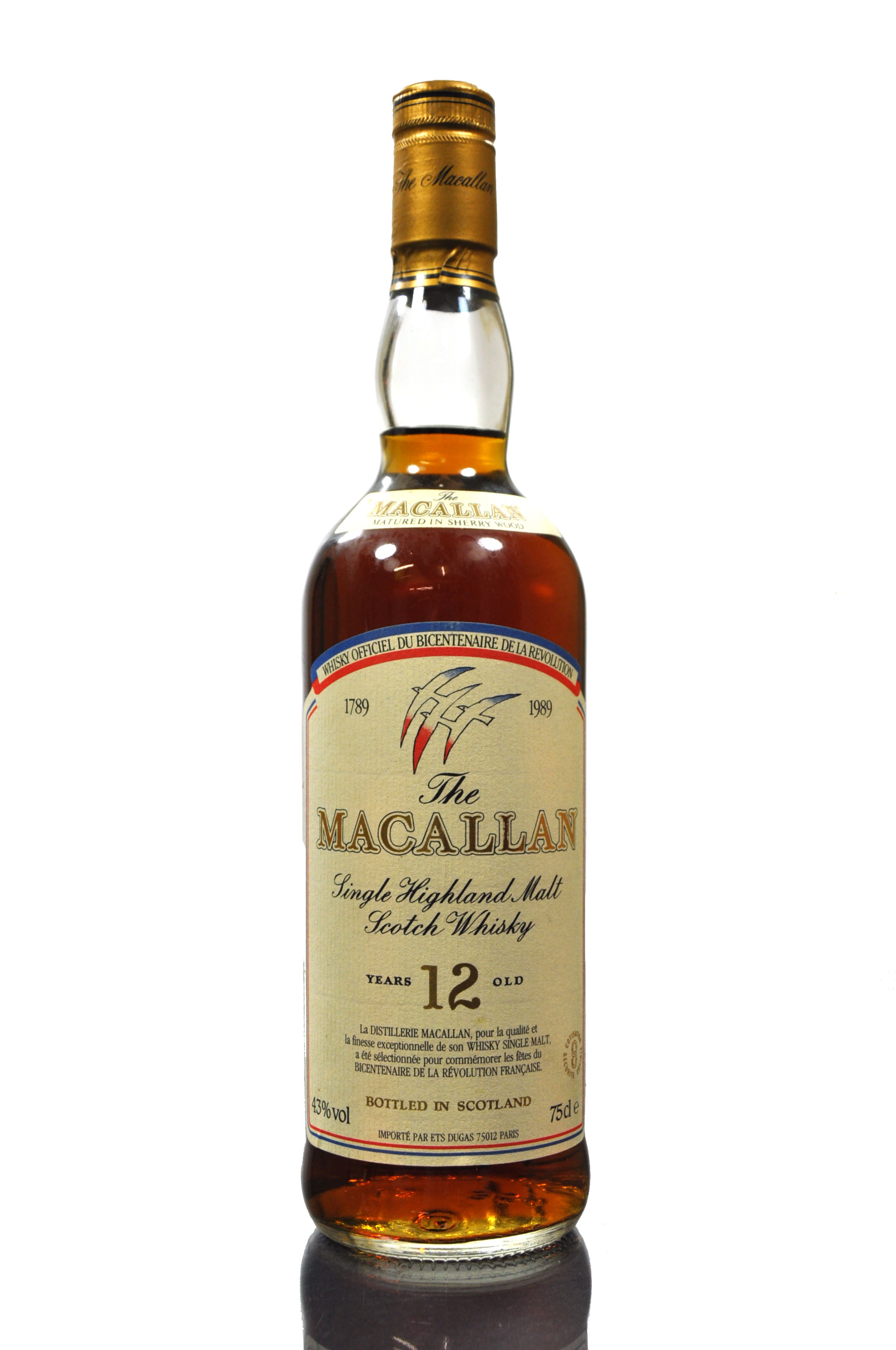 Macallan 12 Year Old - Bicentenaire 1789-1989