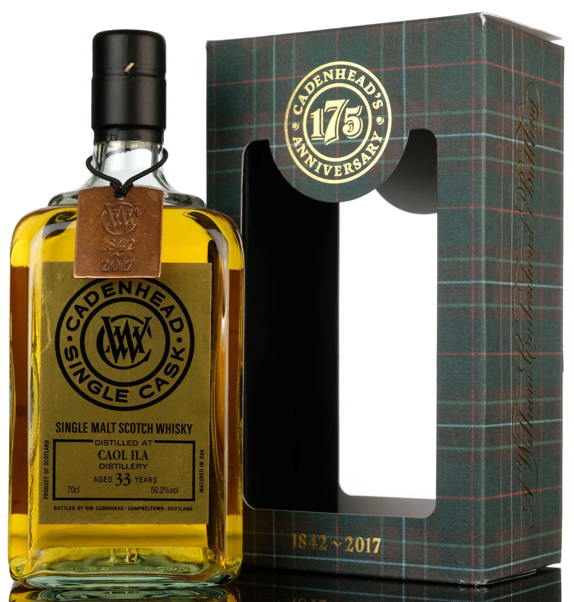 Caol Ila 1983-2017 - 33 Year Old - Cadenheads Gold Label - Single Cask