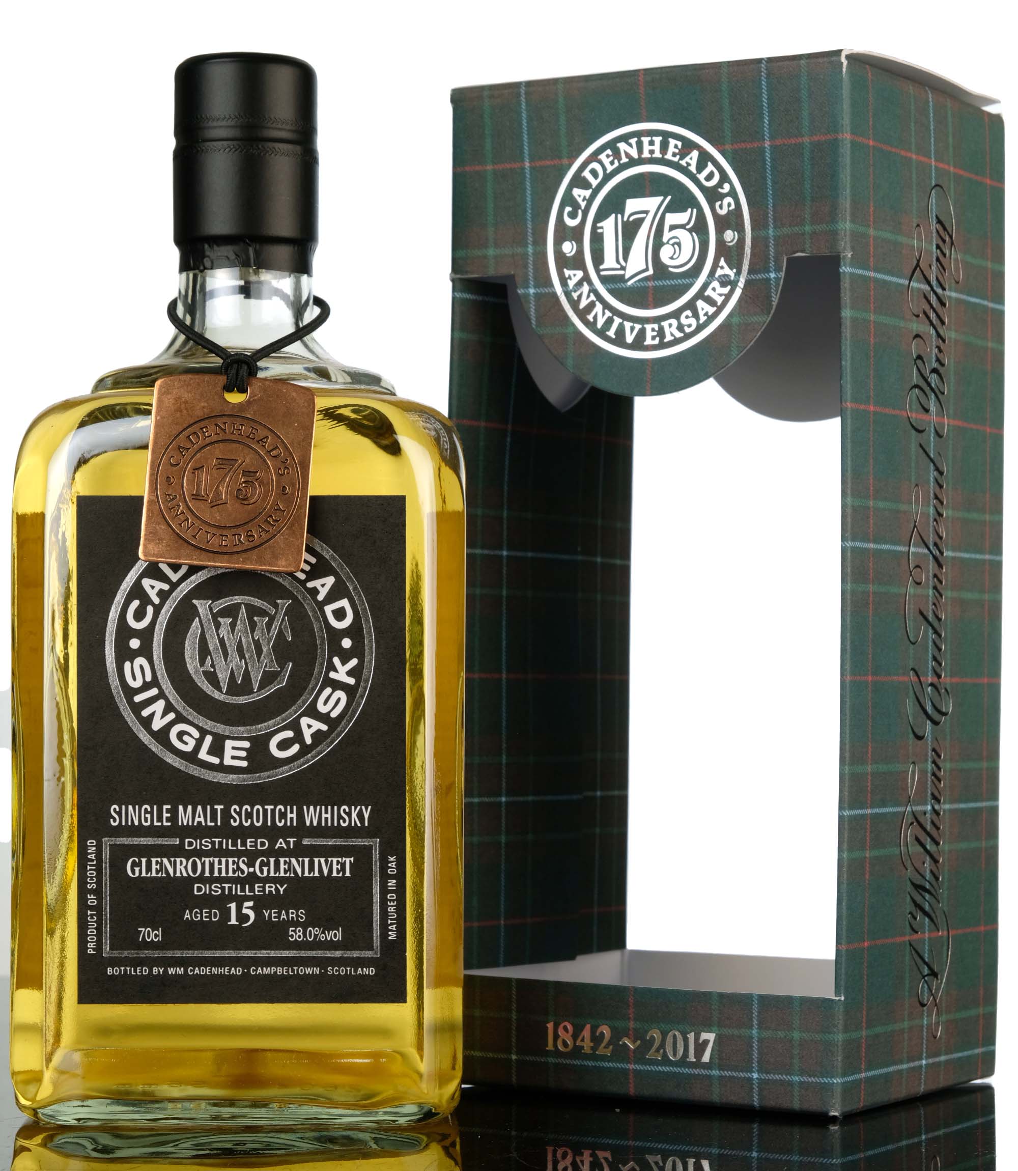 Glenrothes 2002-2017 - 15 Year Old - Cadenheads Black Label - Single Cask